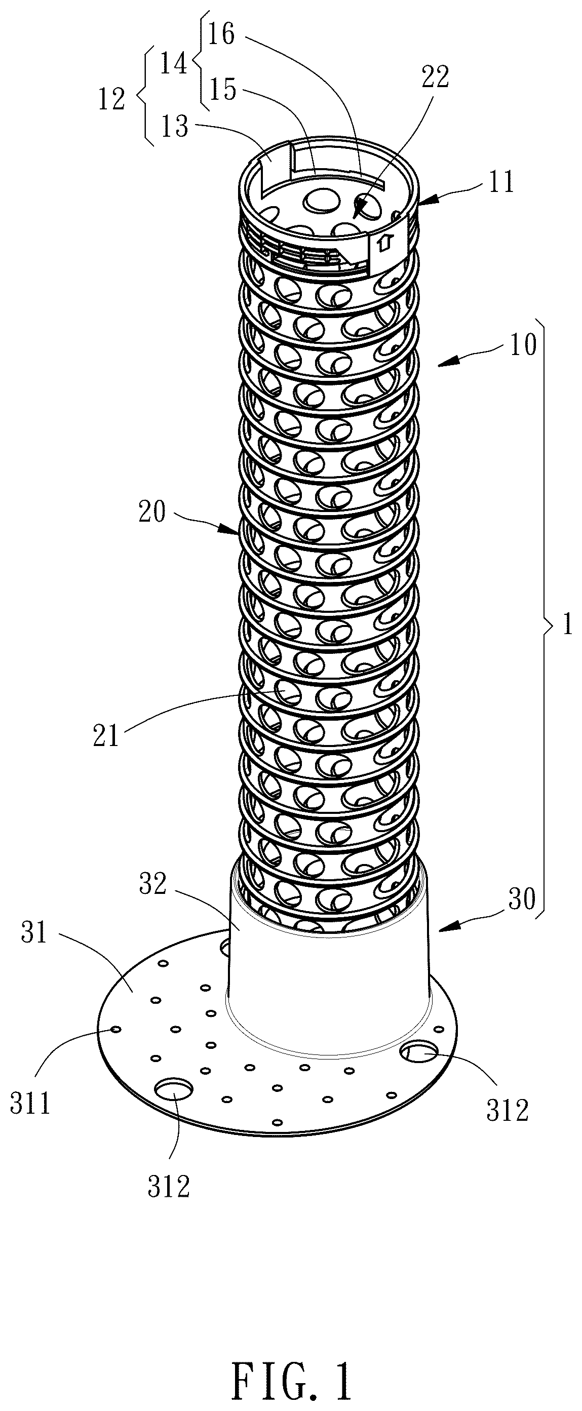 Patent US12599066 — Planting column — Figure 1