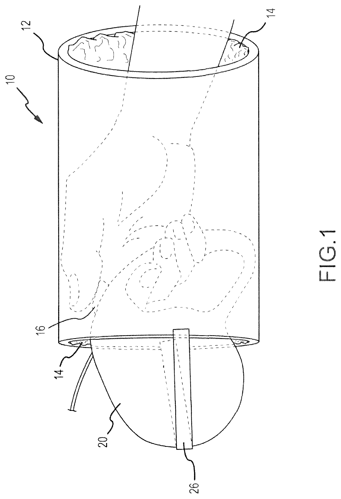 Patent US12599114 — Cover for a retractable dog leash — Figure 1