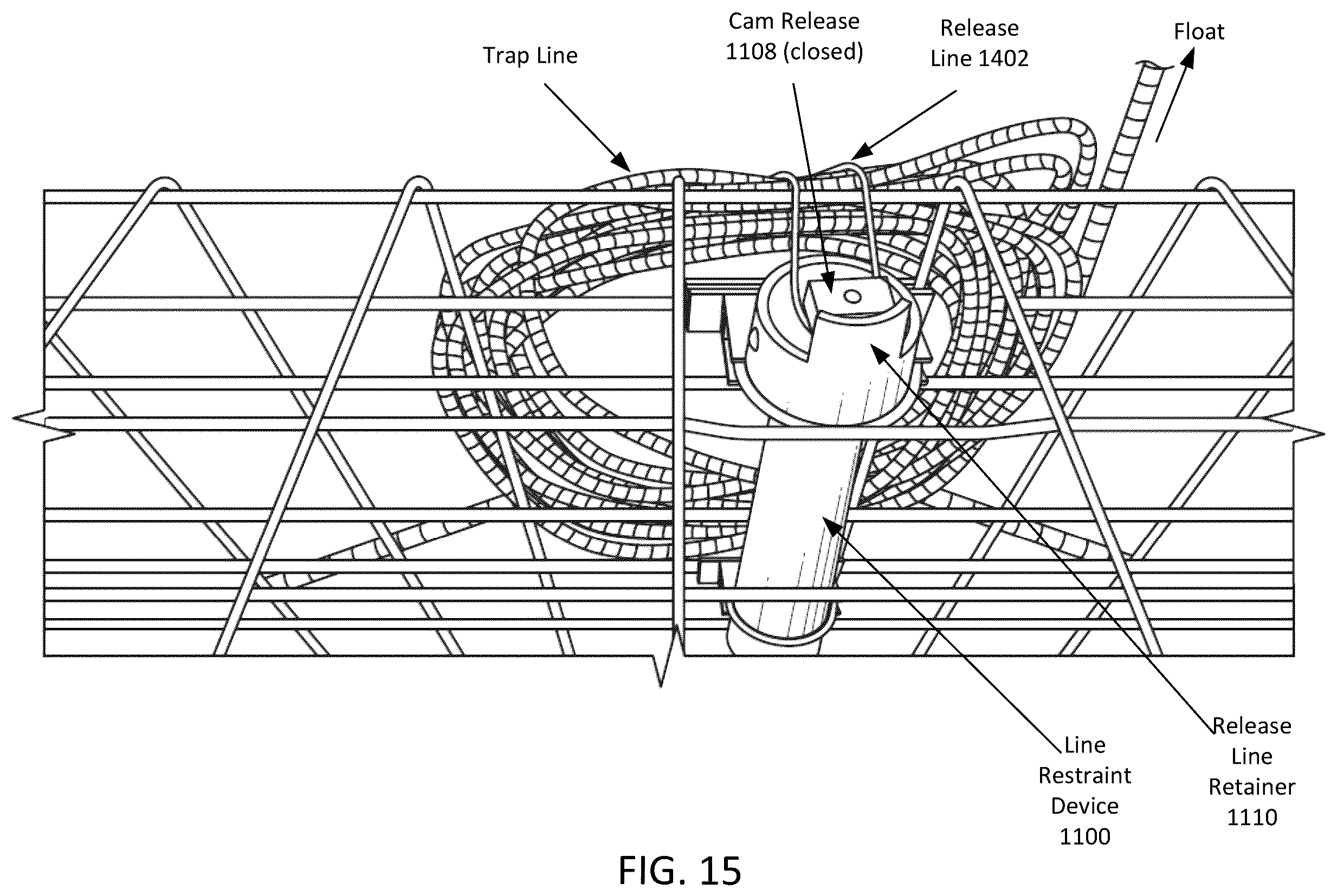 Patent US12599118 Figure 19 – Systems and methods of acoustic release aquatic trap