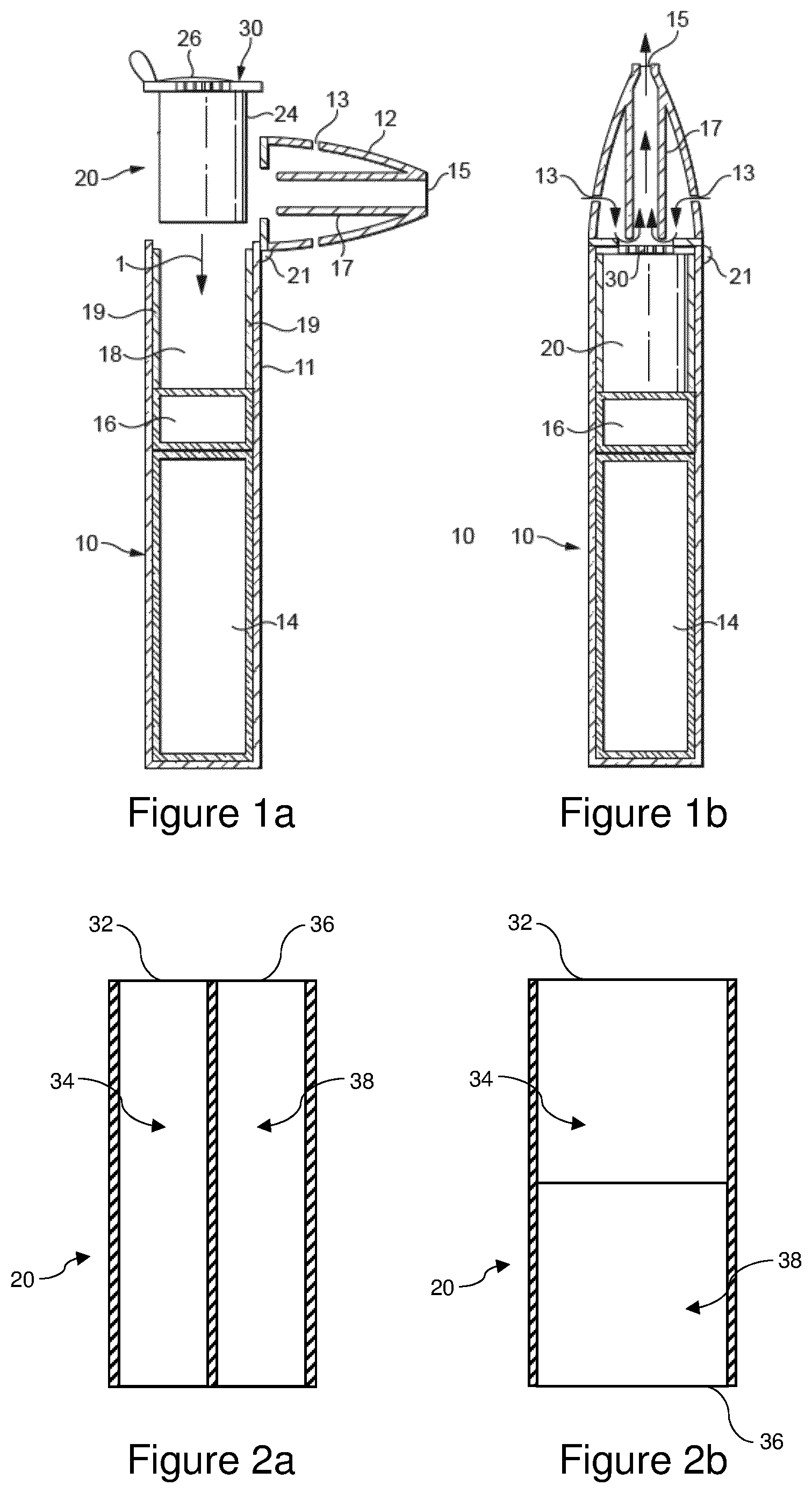 Patent US12599168 — Cartridge comprising nicotine and a water-immiscible solvent — Figure 1