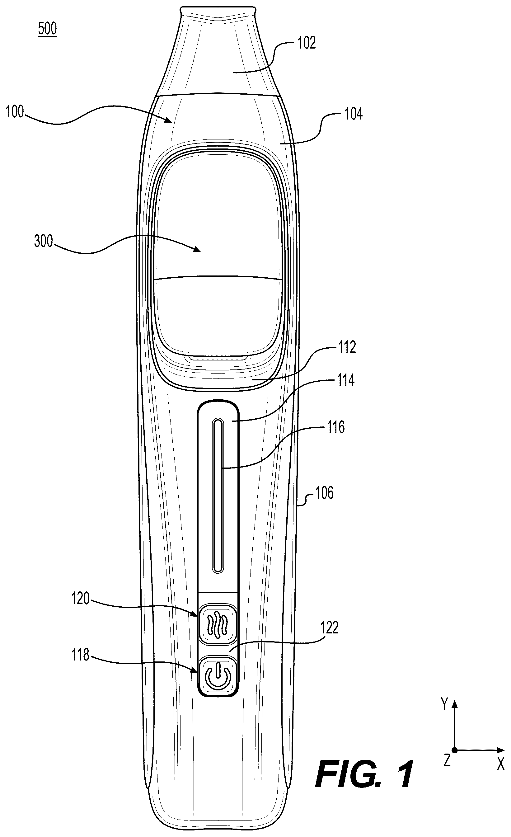 Patent US12599172 Figure 1 – Nicotine pod assemblies and nicotine e-vaping devices