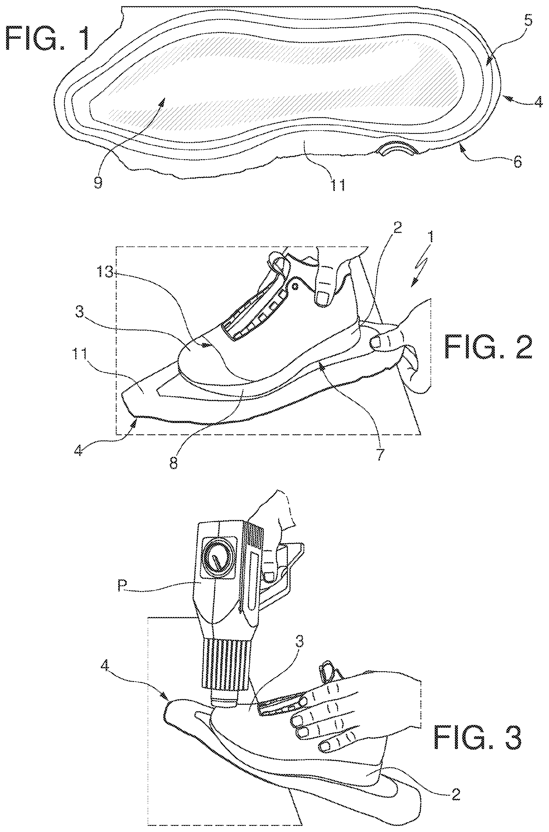 Patent US12599193 — Method concerning the application of a sole obtained bending the edges of a flat non-trimmed sole on an upper for obtaining a shoe and a thus obtained shoe — Figure 1