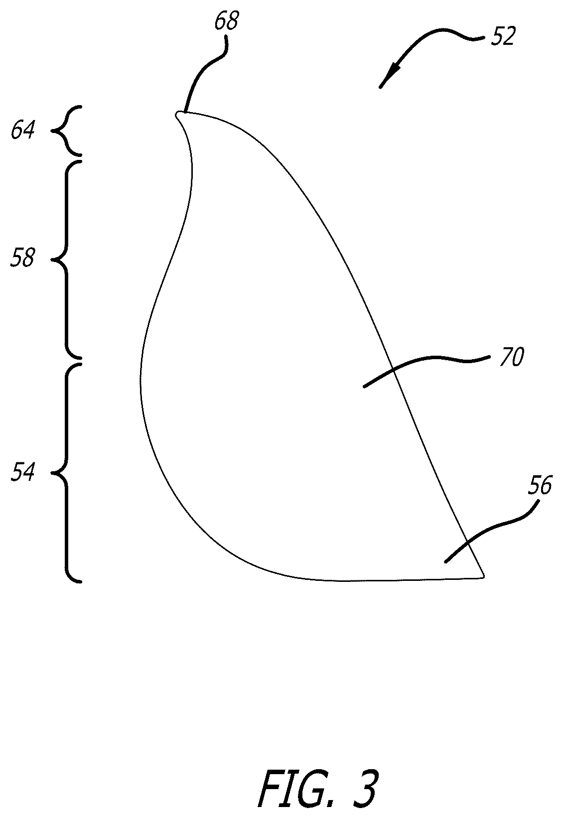 Patent US12599197 Figure 2 – Footwear heel counter for easier foot entry or removal