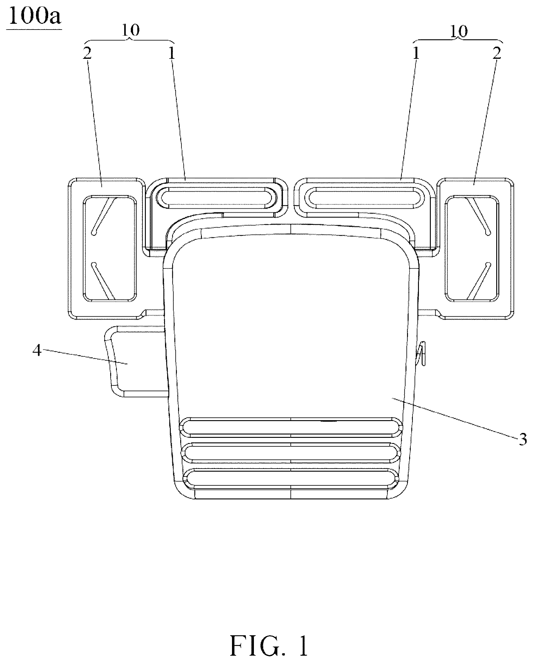 Patent US12599200 — Magnetic buckle assembly — Figure 1