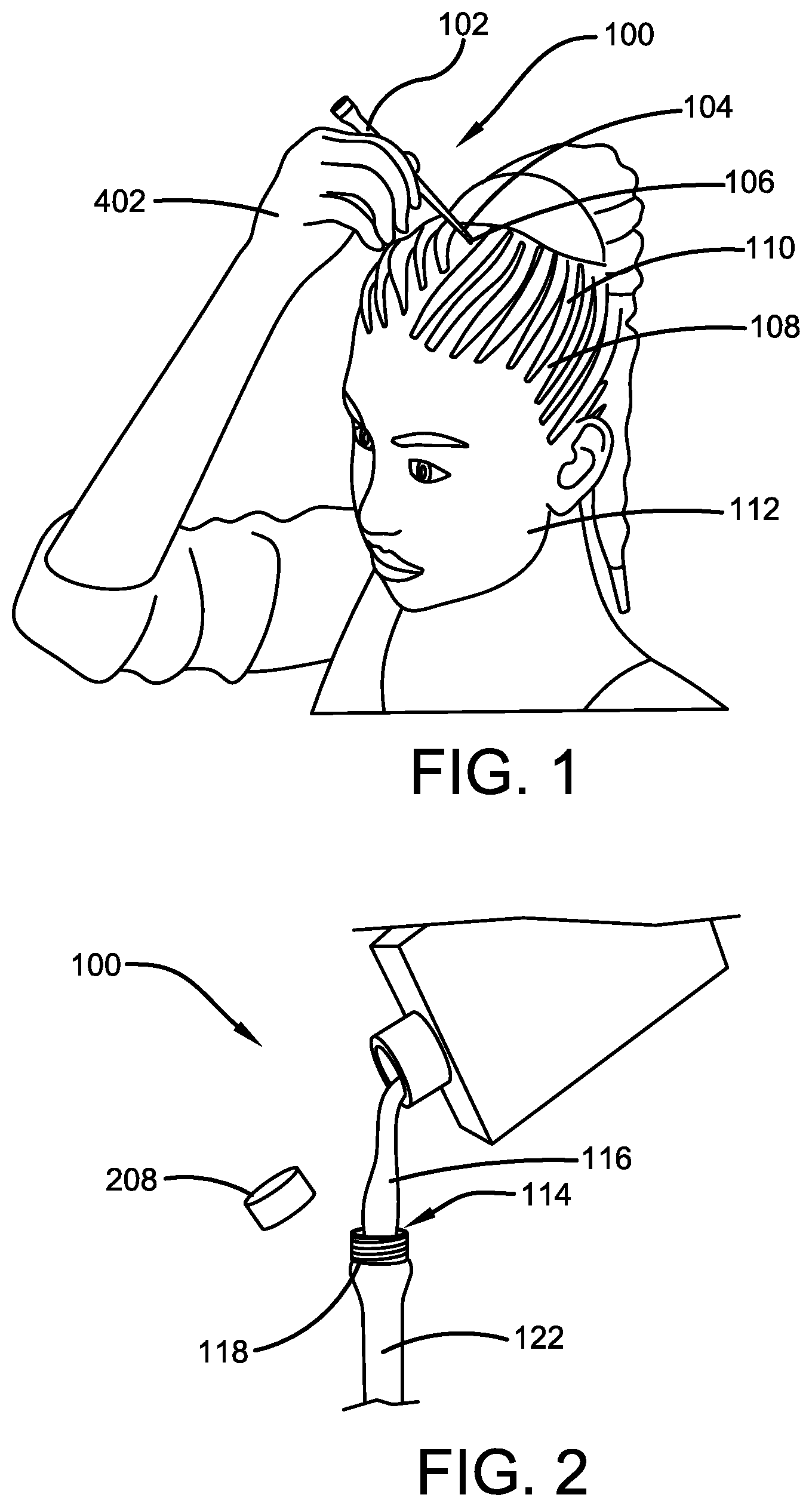 Patent US12599214 — Itch pick device — Figure 1