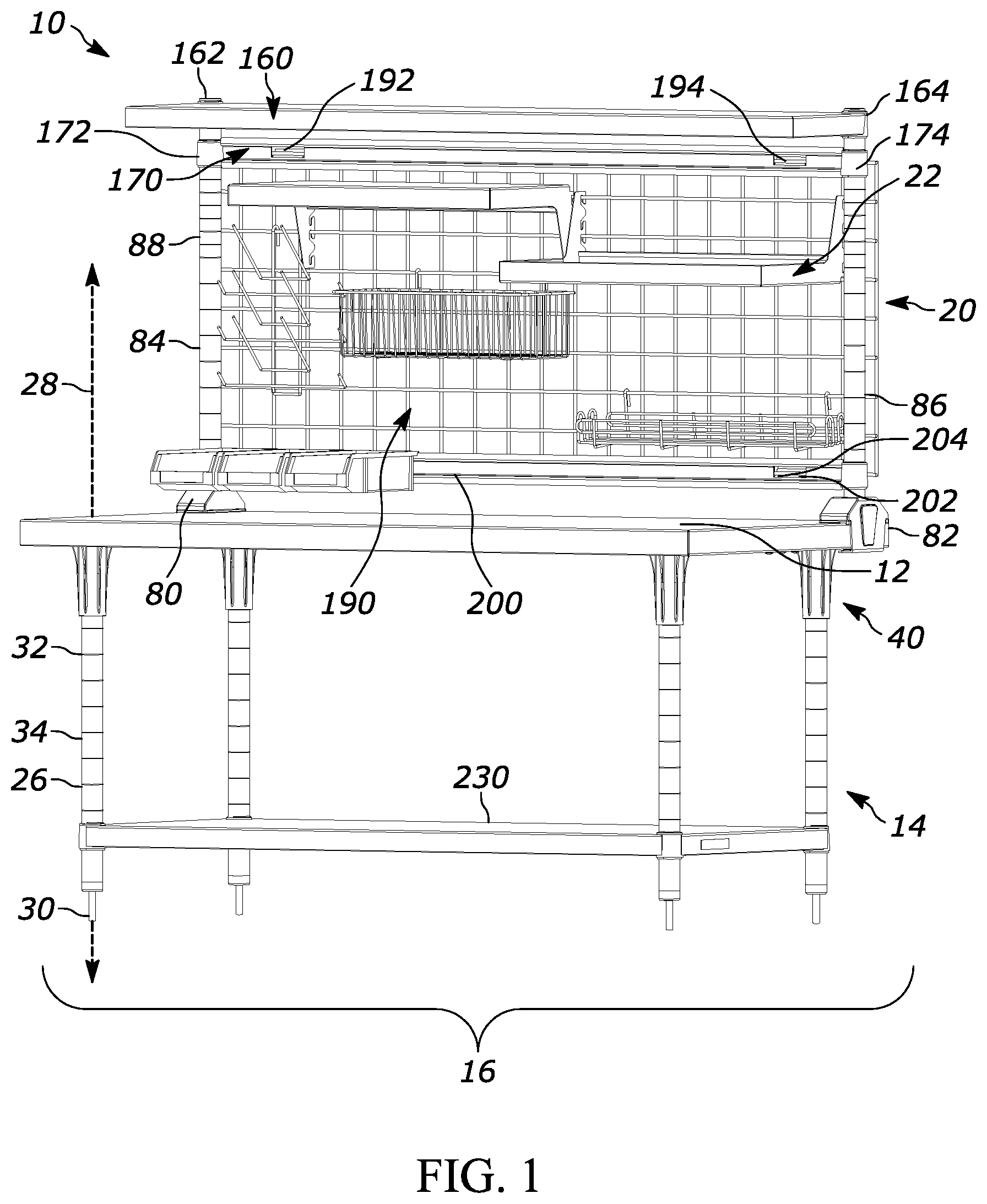 Patent US12599226 — Workstation — Figure 1