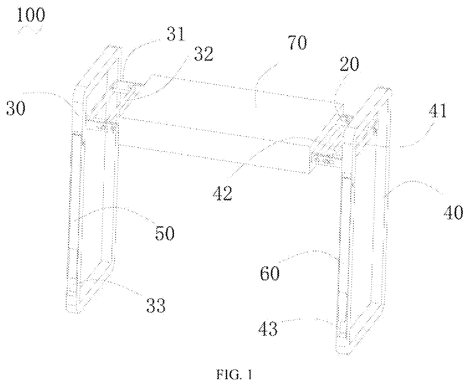 Patent US12599236 — Bench — Figure 1