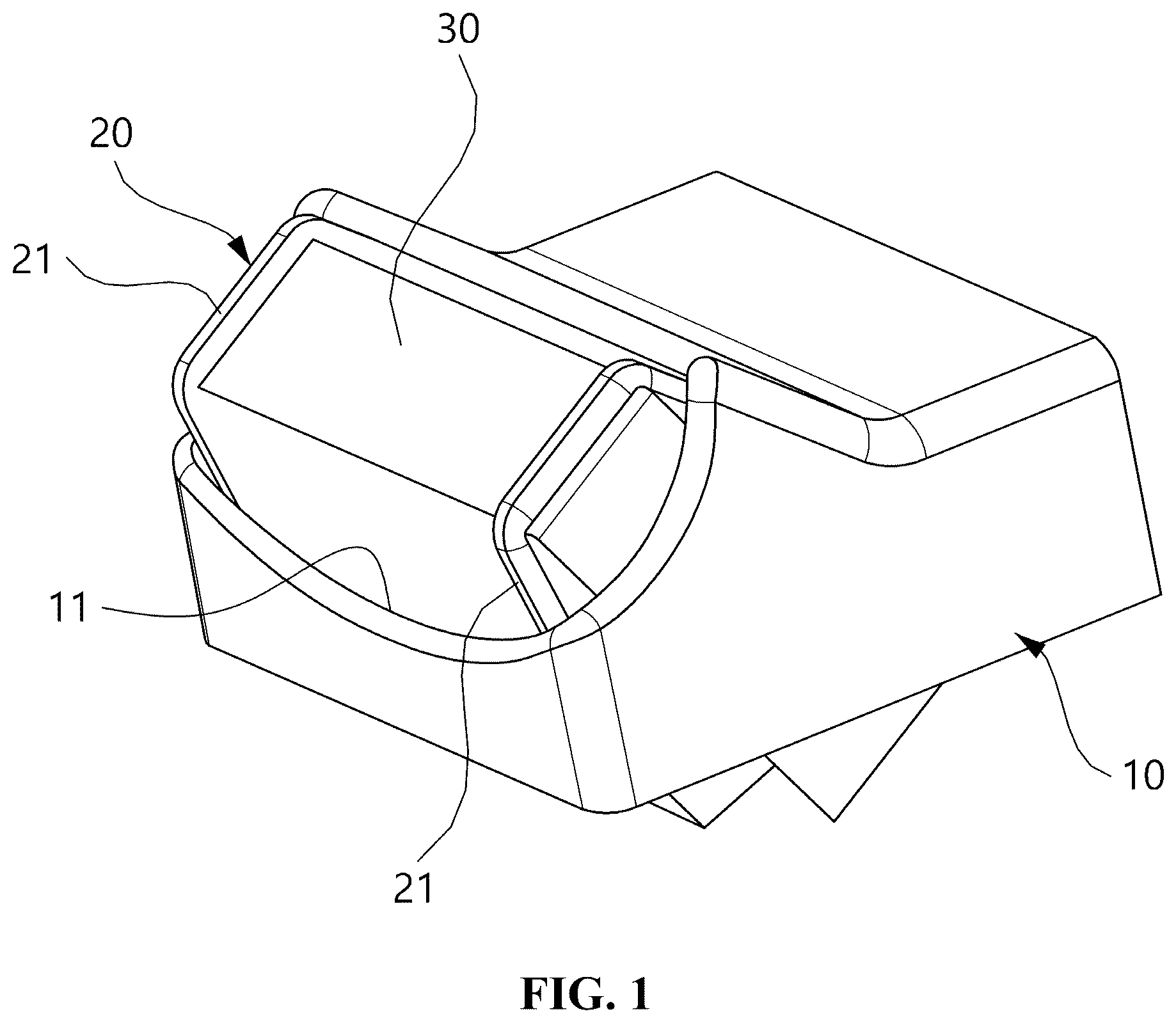 Patent US12599238 — Neck supporting device — Figure 1