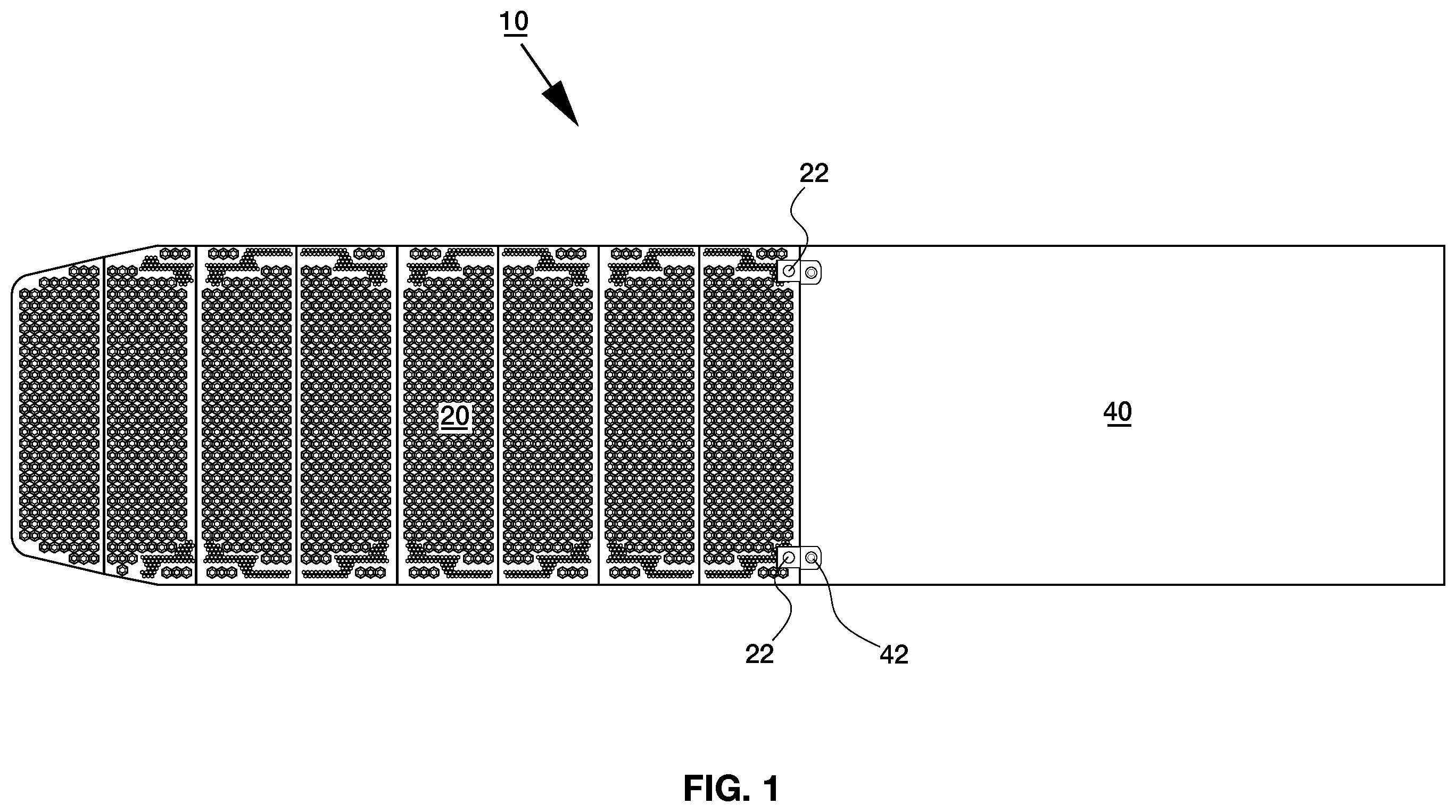 Patent US12599256 — Lightweight sleeping pad system having separable and dissimilar segments, and method of using — Figure 1