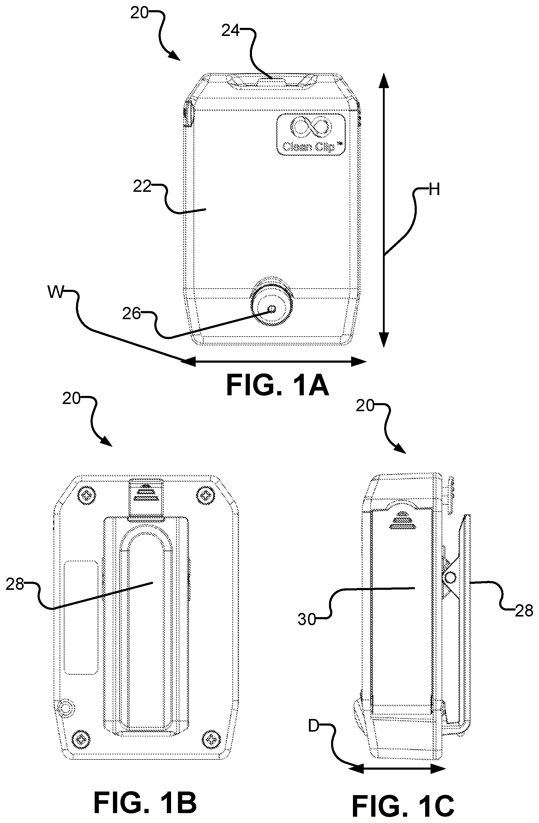 Patent US12599270 — Portable personal hand sanitizer dispenser — Figure 1