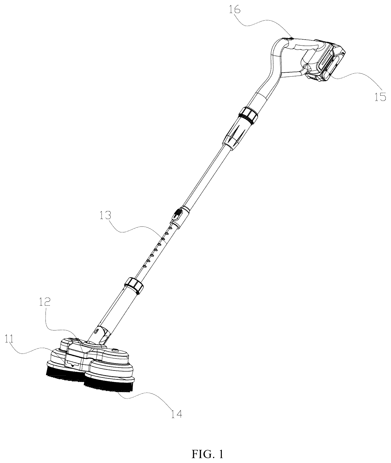 Patent US12599279 — Multi-functional double-head electric cleaning device — Figure 1