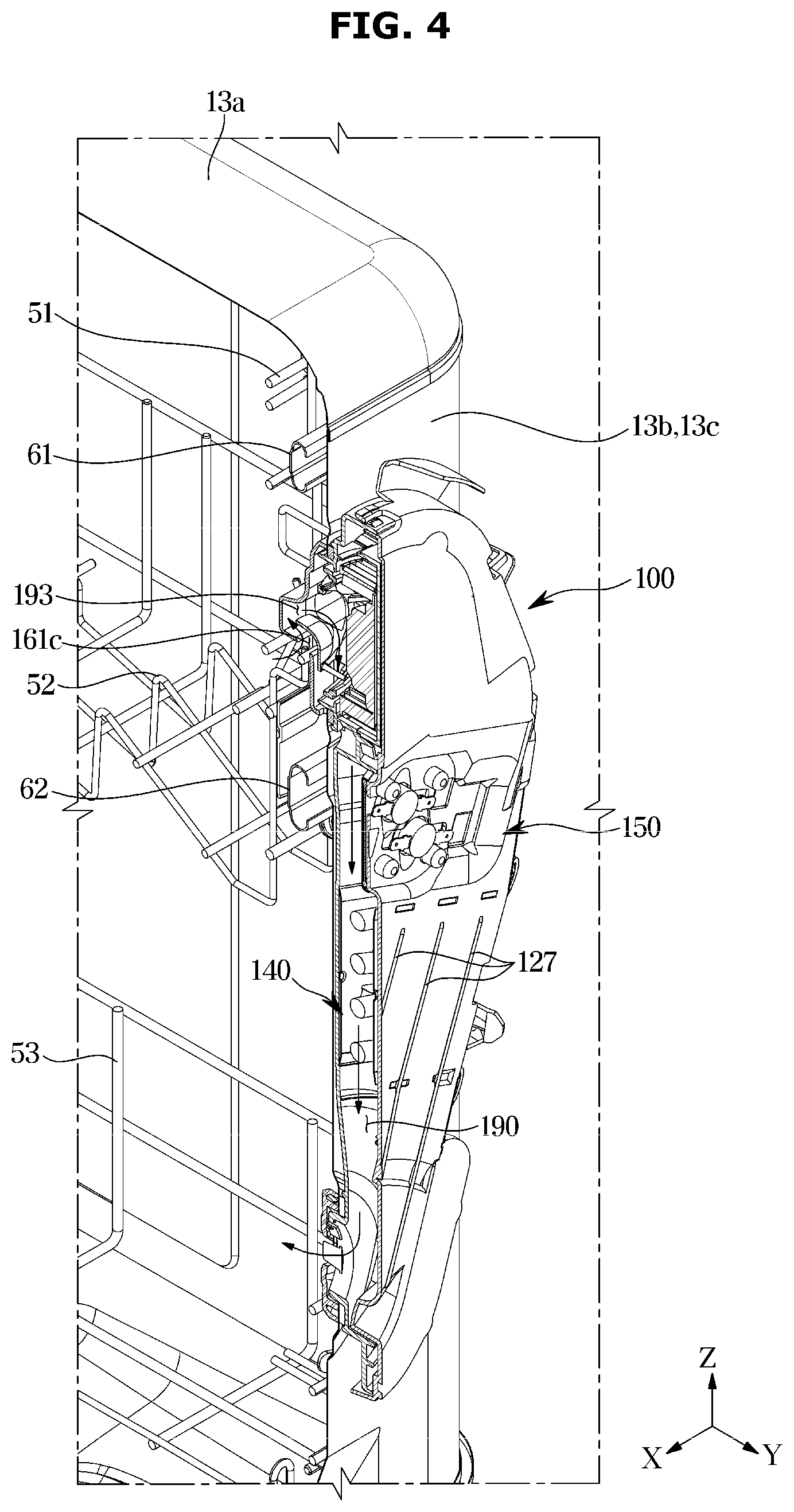 Patent US12599281 Figure 4 – Dishwasher and method for controlling same