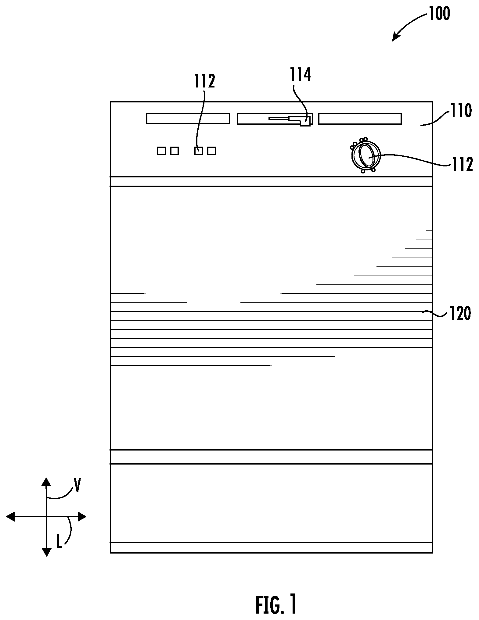 Patent US12599283 Figure 1 – Universal trigger assembly for a slide assembly