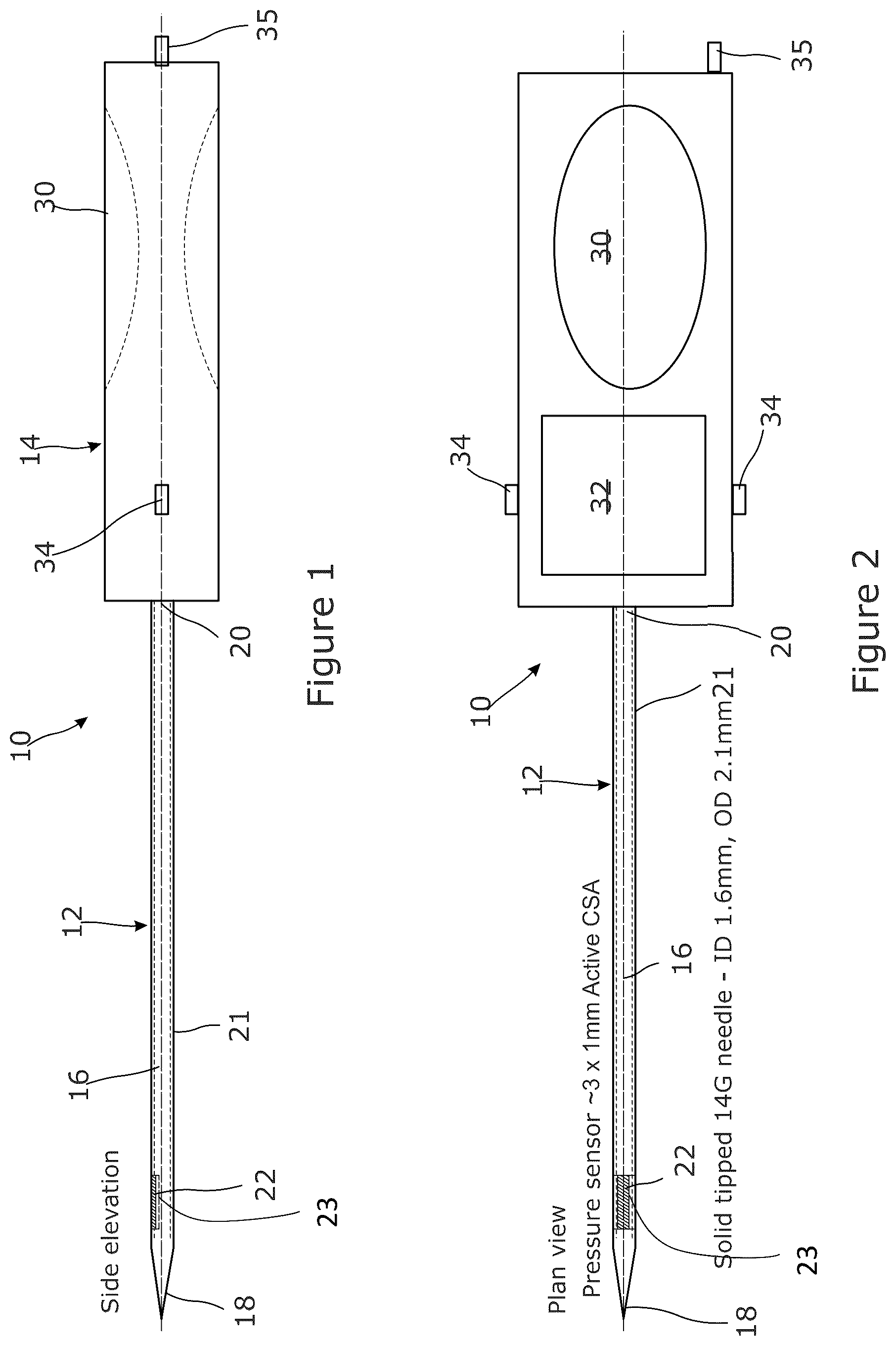 Patent US12599311 — Device for measuring a pressure differential — Figure 1