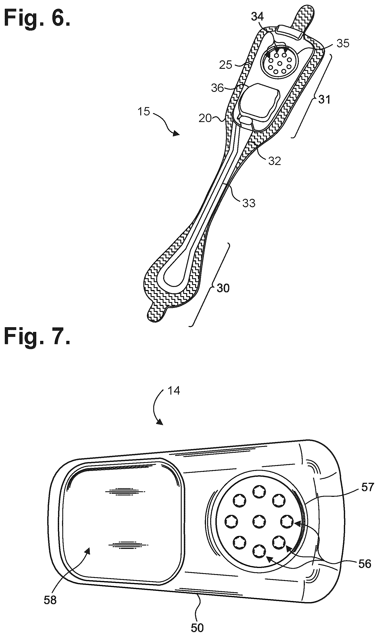Patent US12599326 Figure 4 – Moisture-resistant electrocardiography monitor