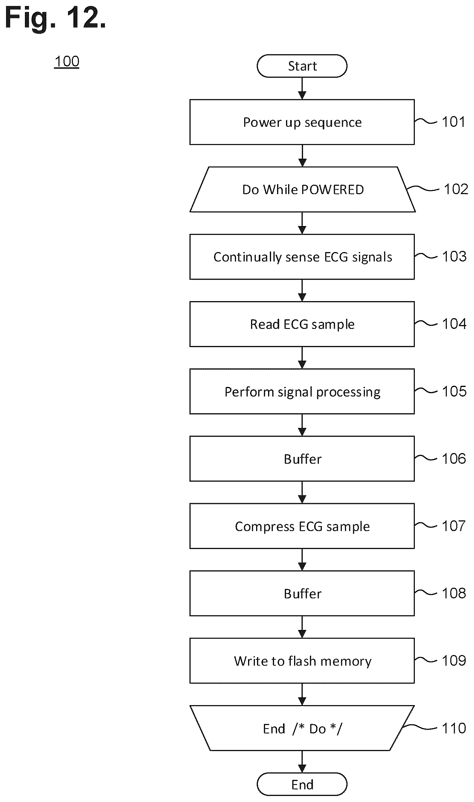 Patent US12599326 Figure 7 – Moisture-resistant electrocardiography monitor