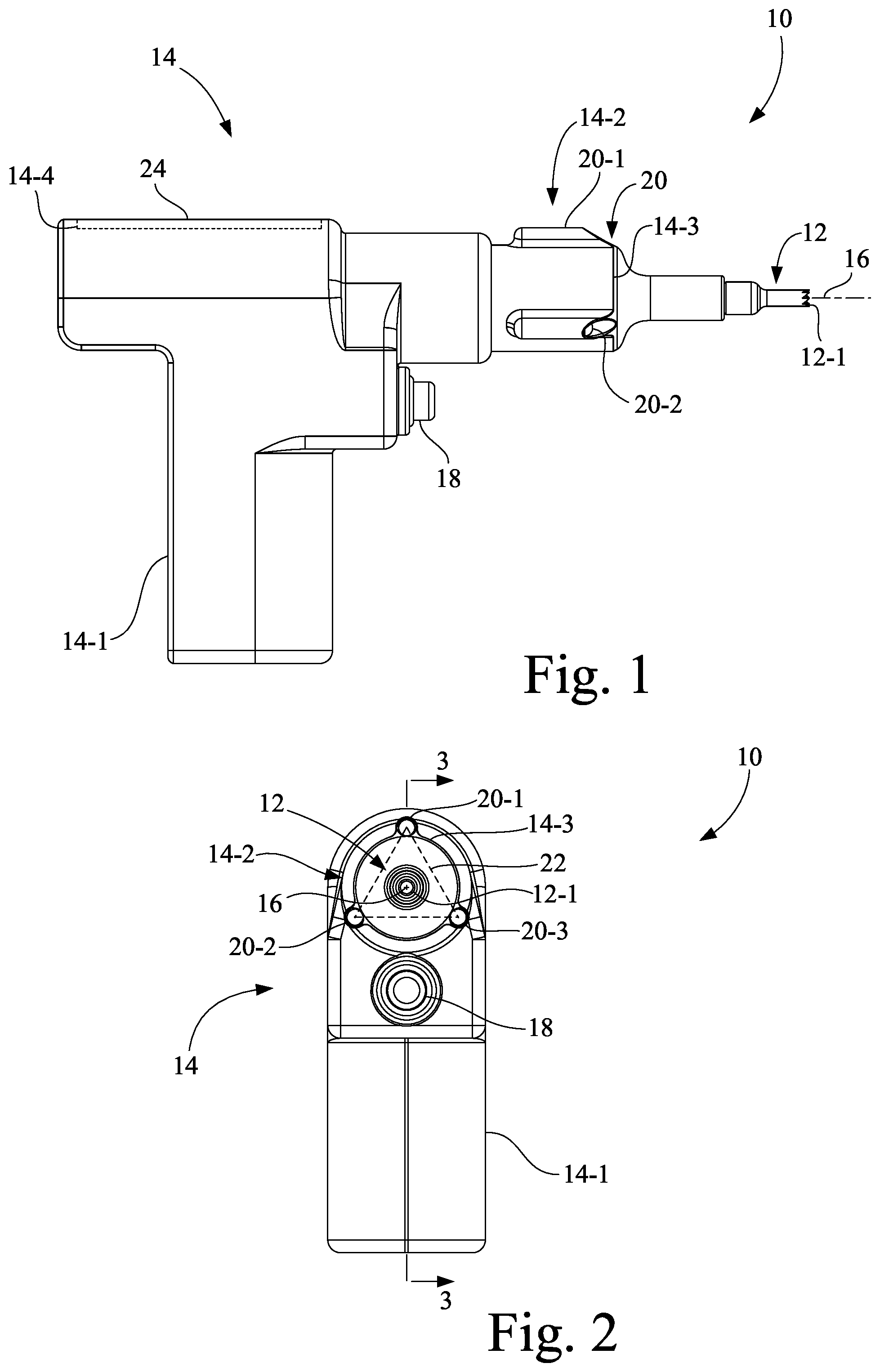 Patent US12599373 — Biopsy device having a linear motor — Figure 1