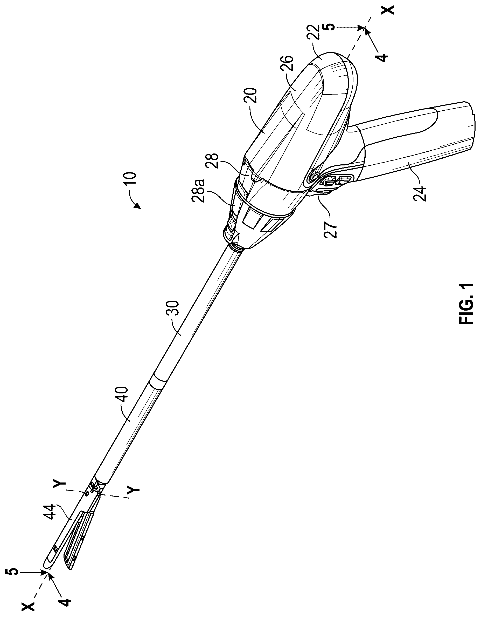 Patent US12599378 — Handheld electromechanical surgical system — Figure 1