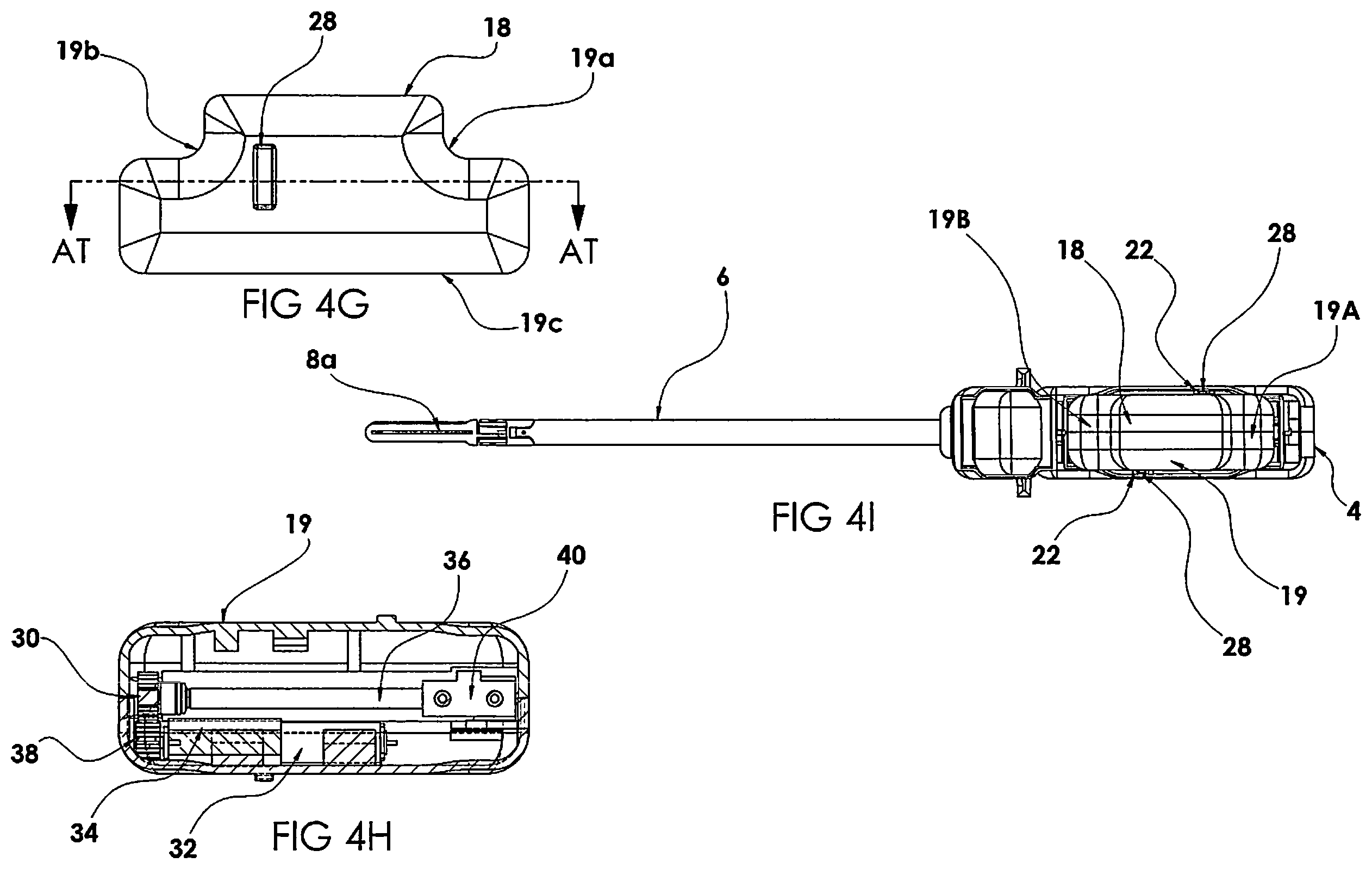 Patent US12599381 Figure 5 – Surgical stapler with removable power pack