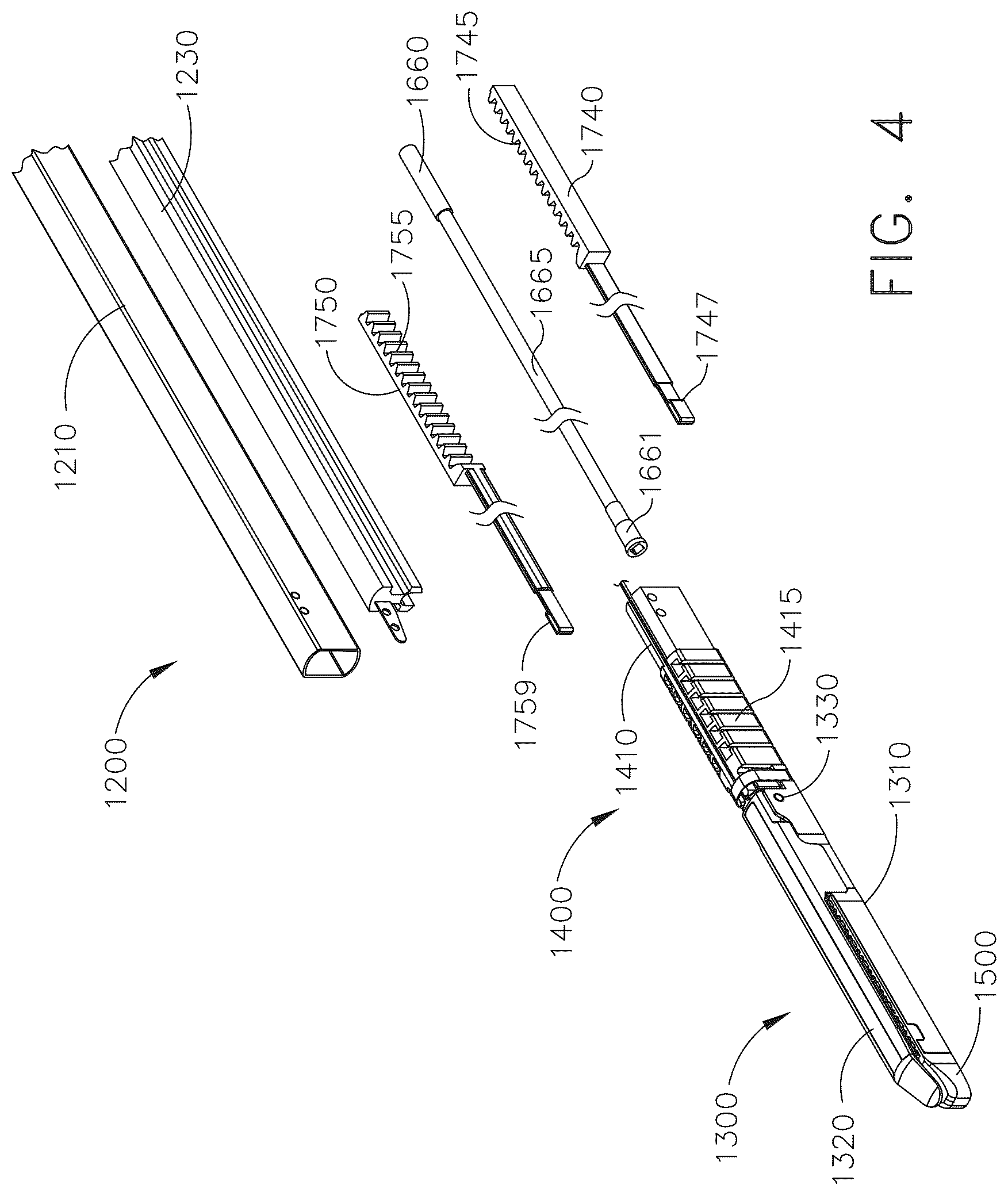 Patent US12599382 Figure 4 – Staple cartridge comprising formation support features