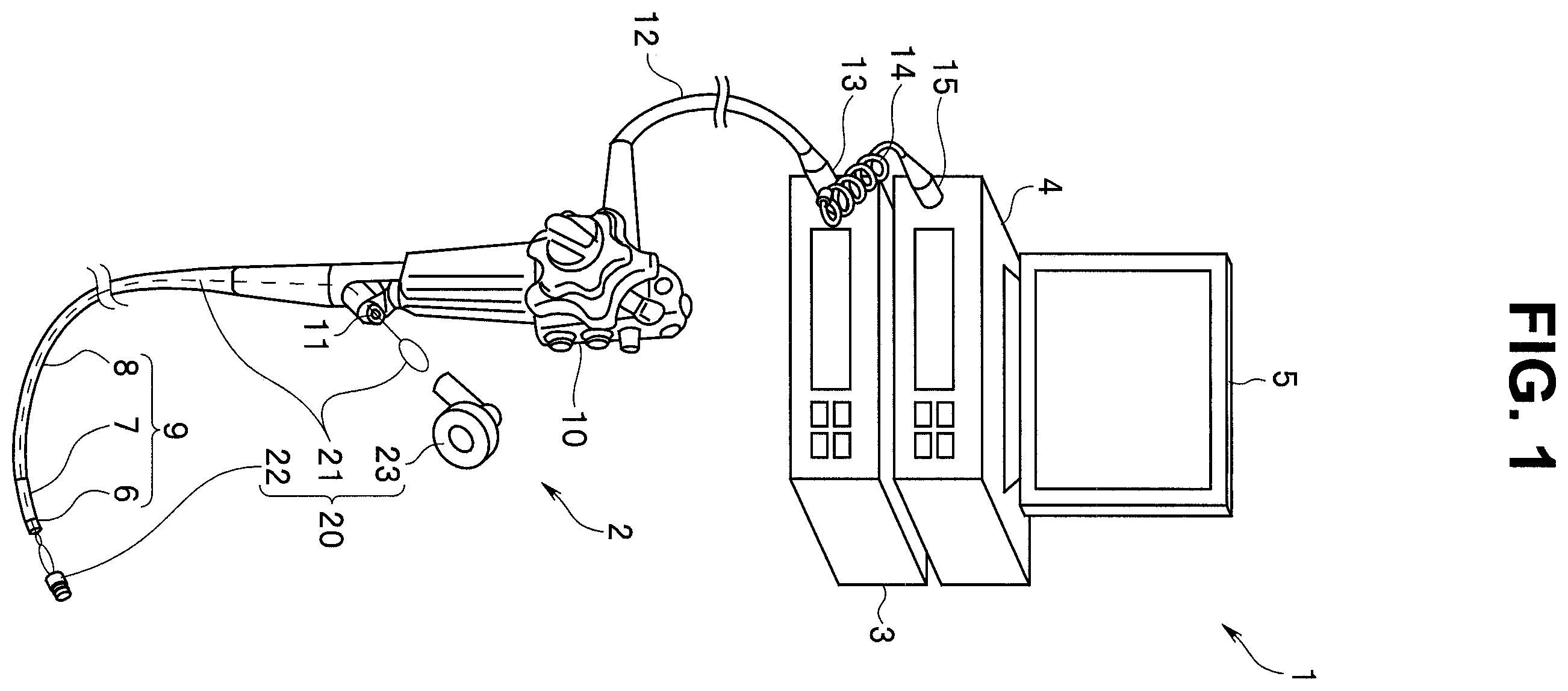 Patent US12599385 — Endoscope system and endoscopic ligator attachment method — Figure 1