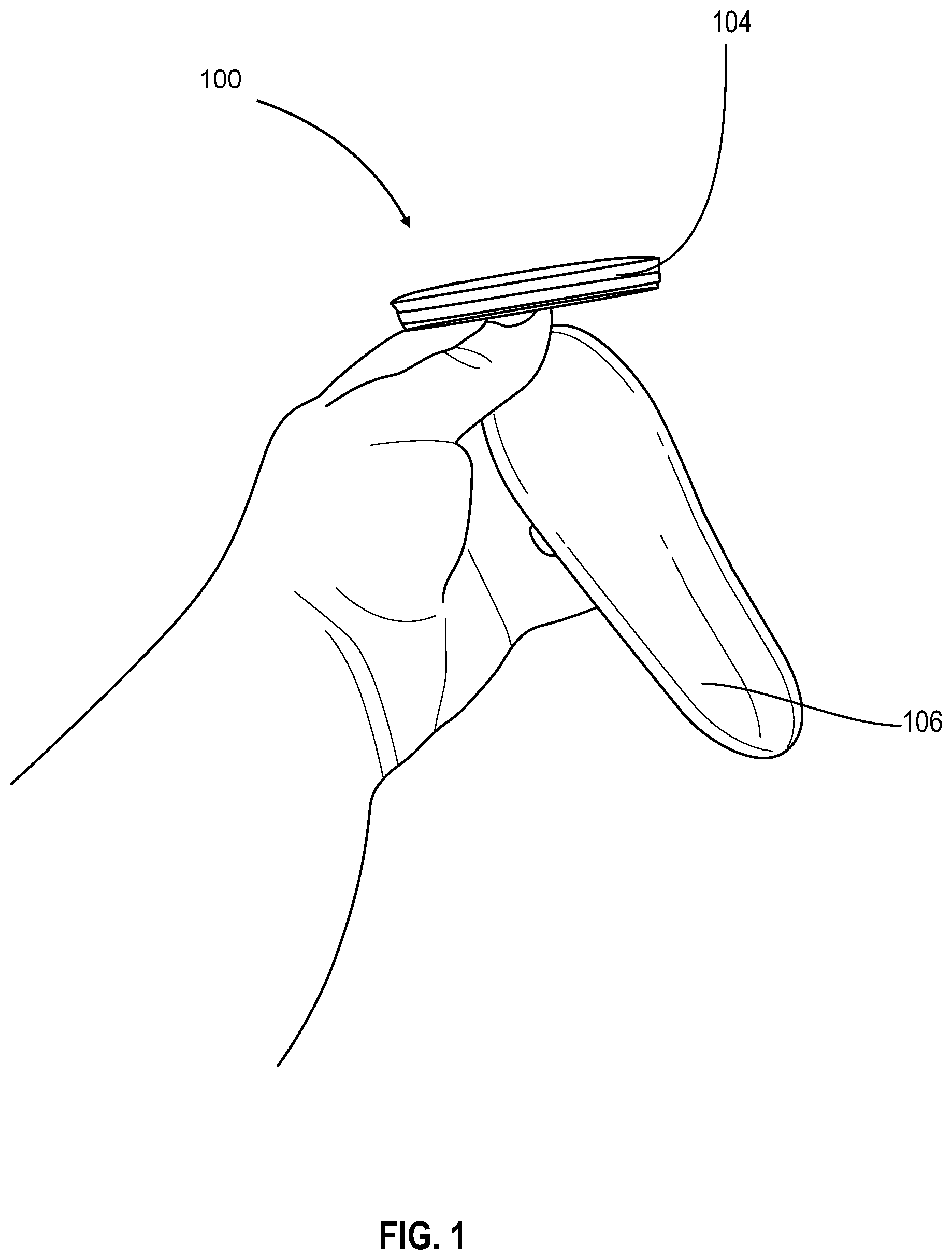 Patent US12599387 — Emergency protocol receptacle for puncture wounds — Figure 1