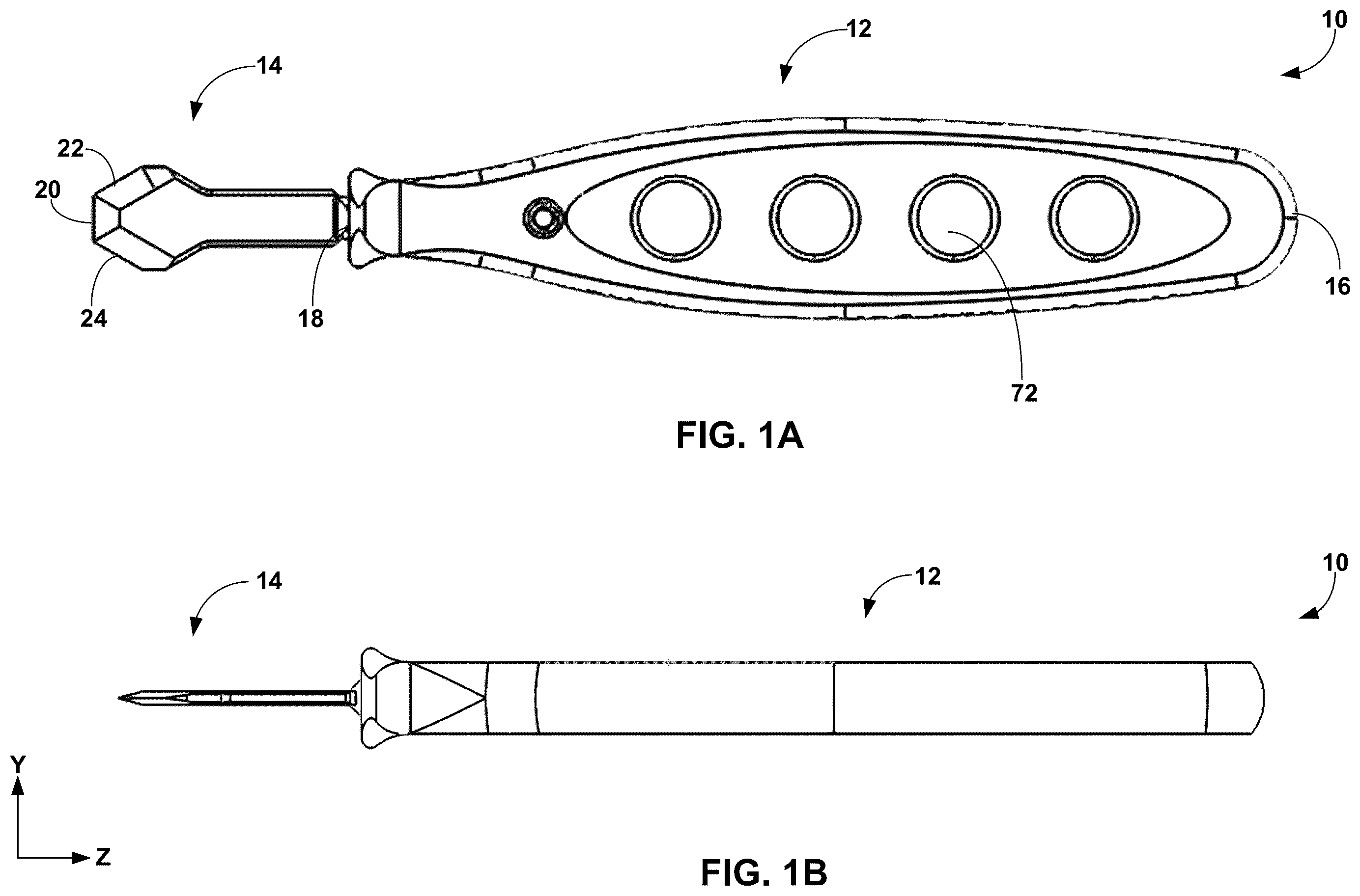 Patent US12599389 — Multi-sided cutting instrument for mobilizing small bones in the foot — Figure 1