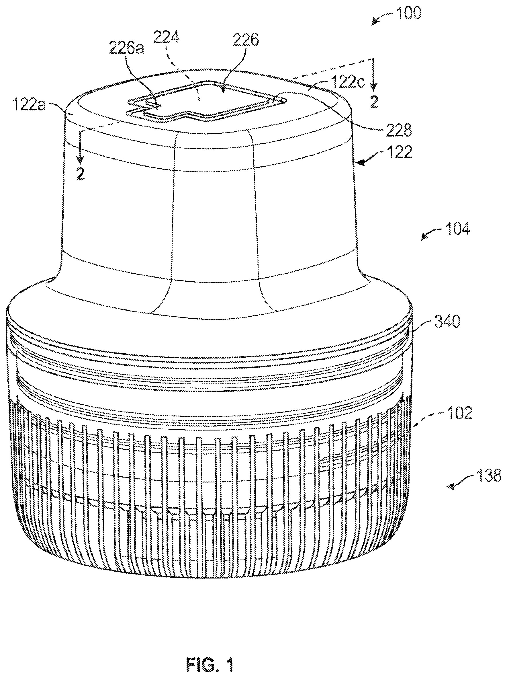 Patent US12599404 — Disposable medical device introduction system — Figure 1
