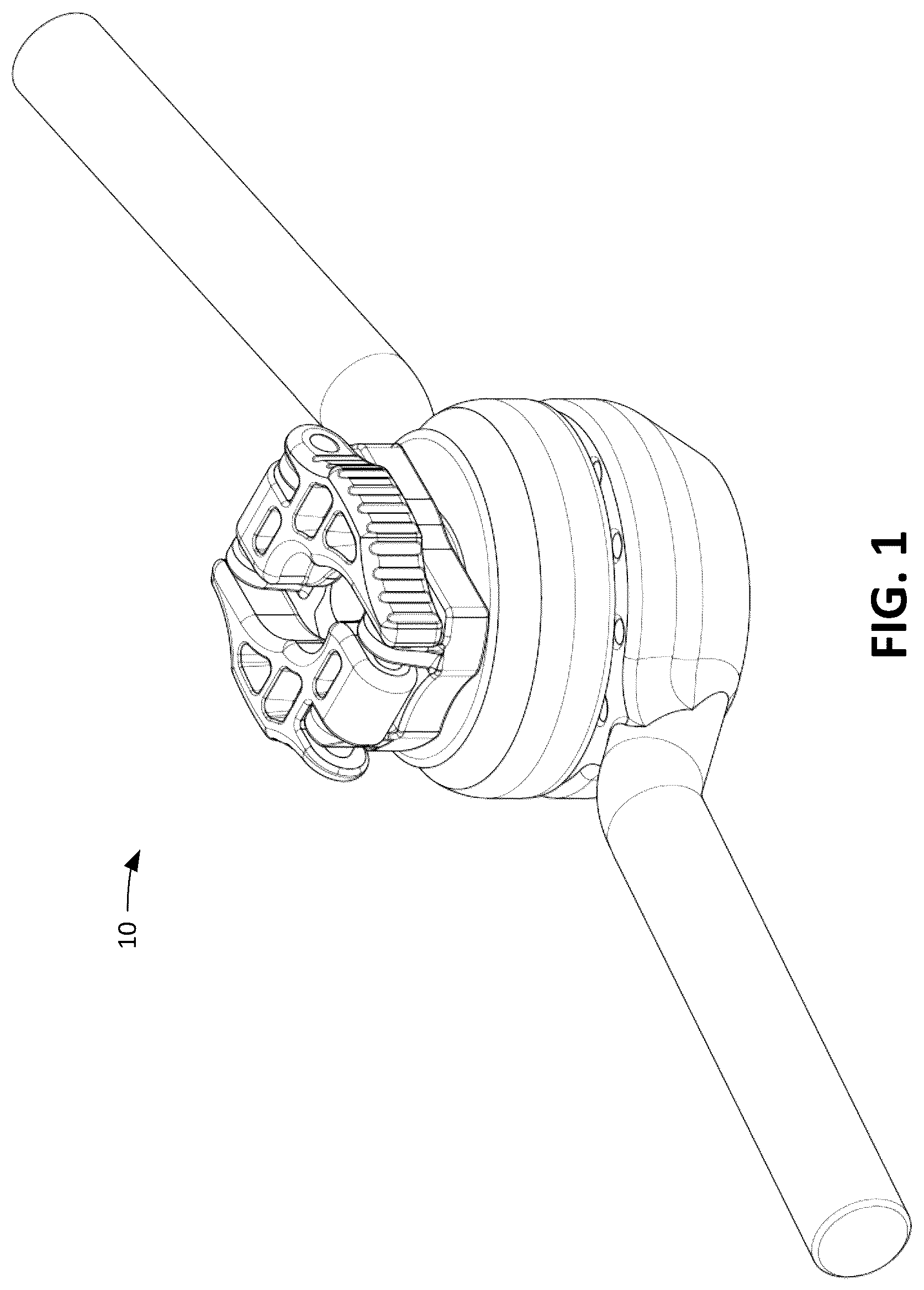 Patent US12599409 Figure 1 – Hinge apparatus for external bone fixator