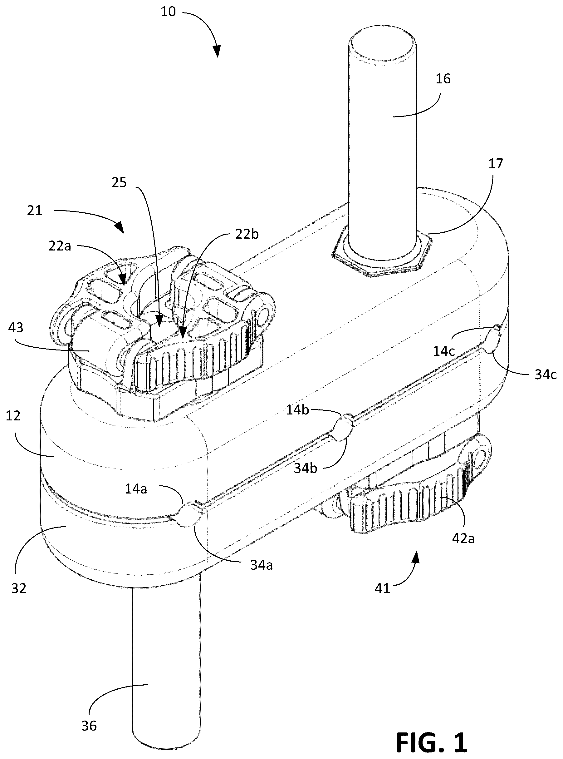 Patent US12599410 — Multi-clamp apparatus for external bone fixator — Figure 1