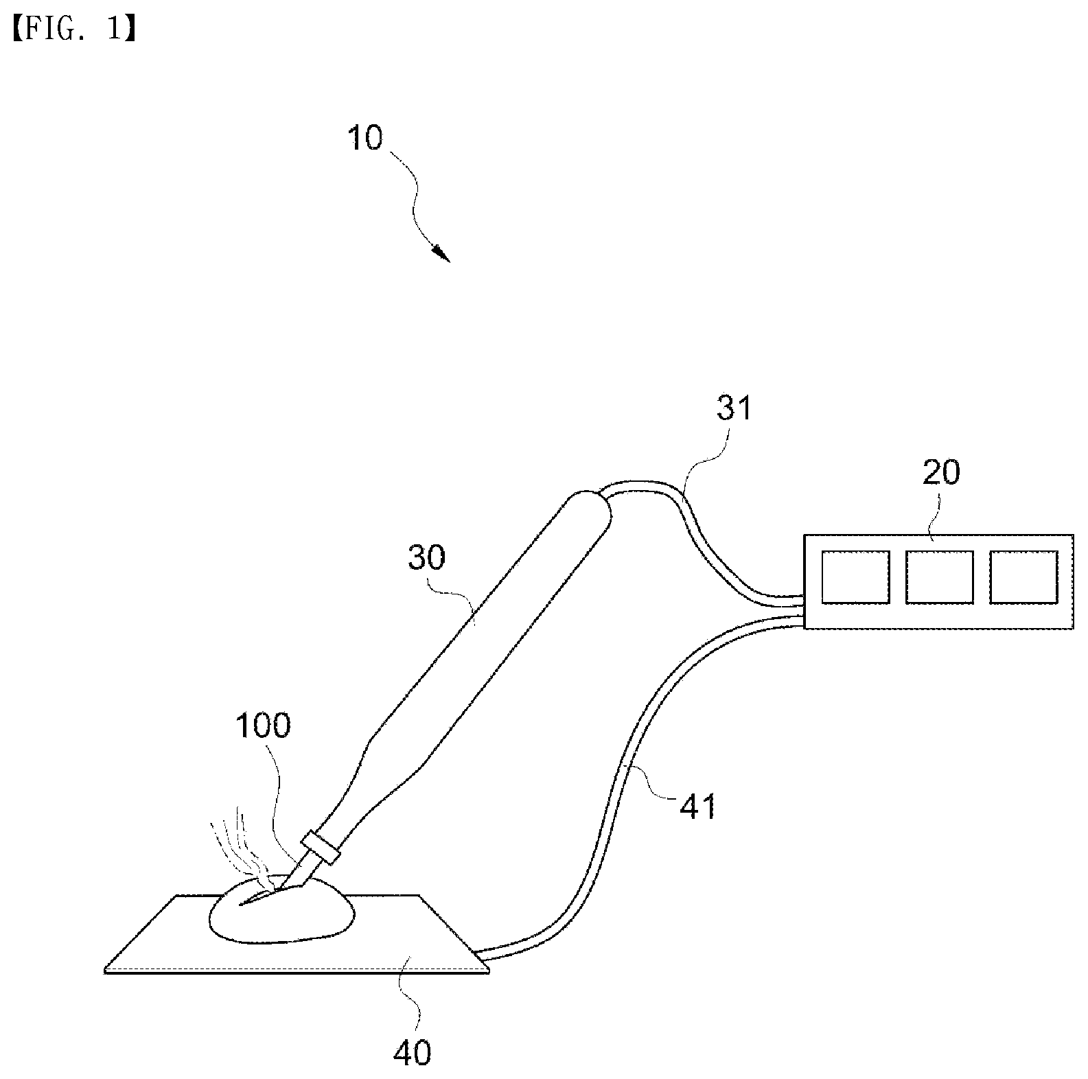 Patent US12599427 — Smog suction structure for electrosurgical handpiece — Figure 1