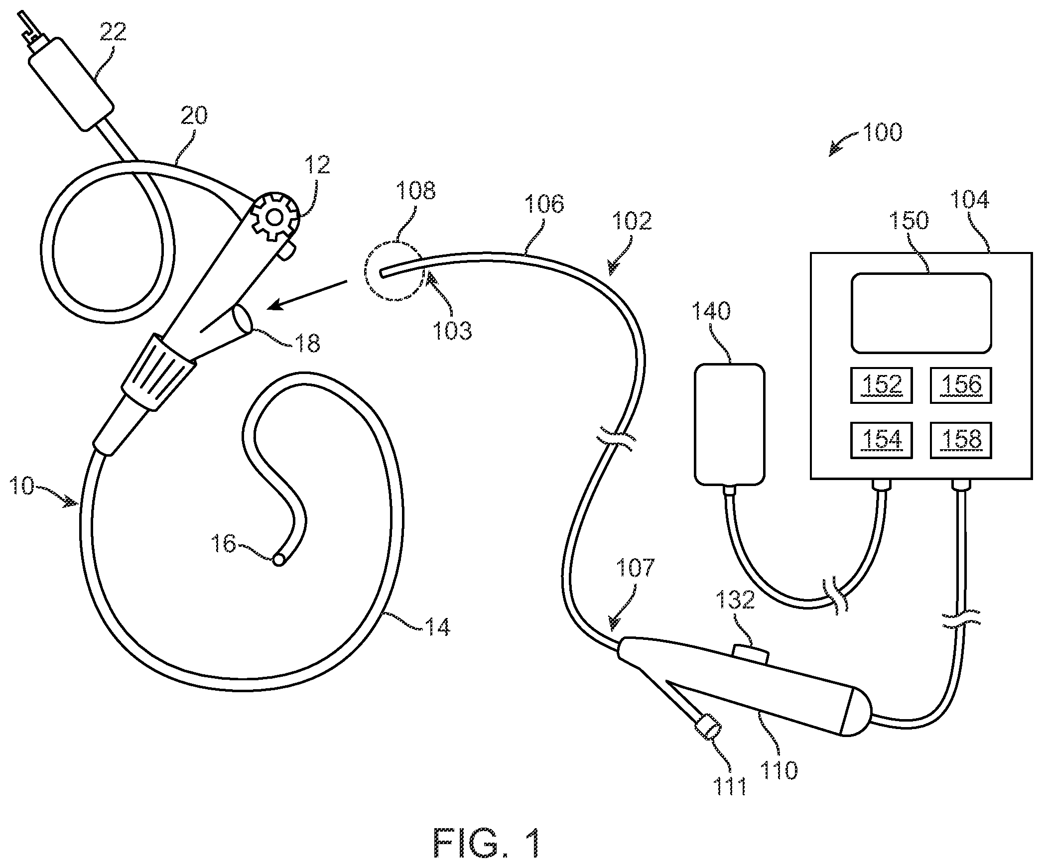 Patent US12599432 — Devices, systems and methods for the treatment of abnormal tissue — Figure 1