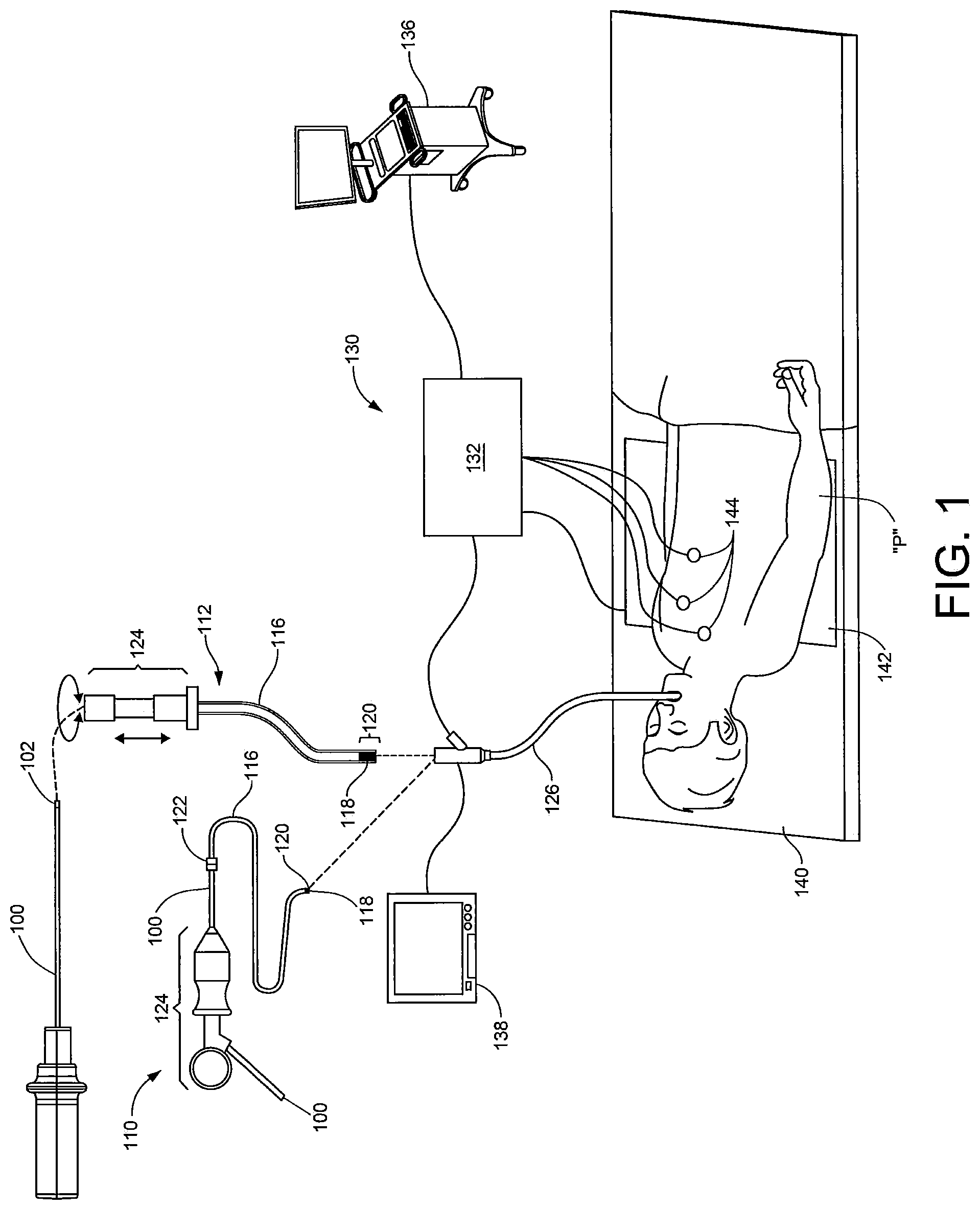 Patent US12599439 — System and method to access lung tissue — Figure 1