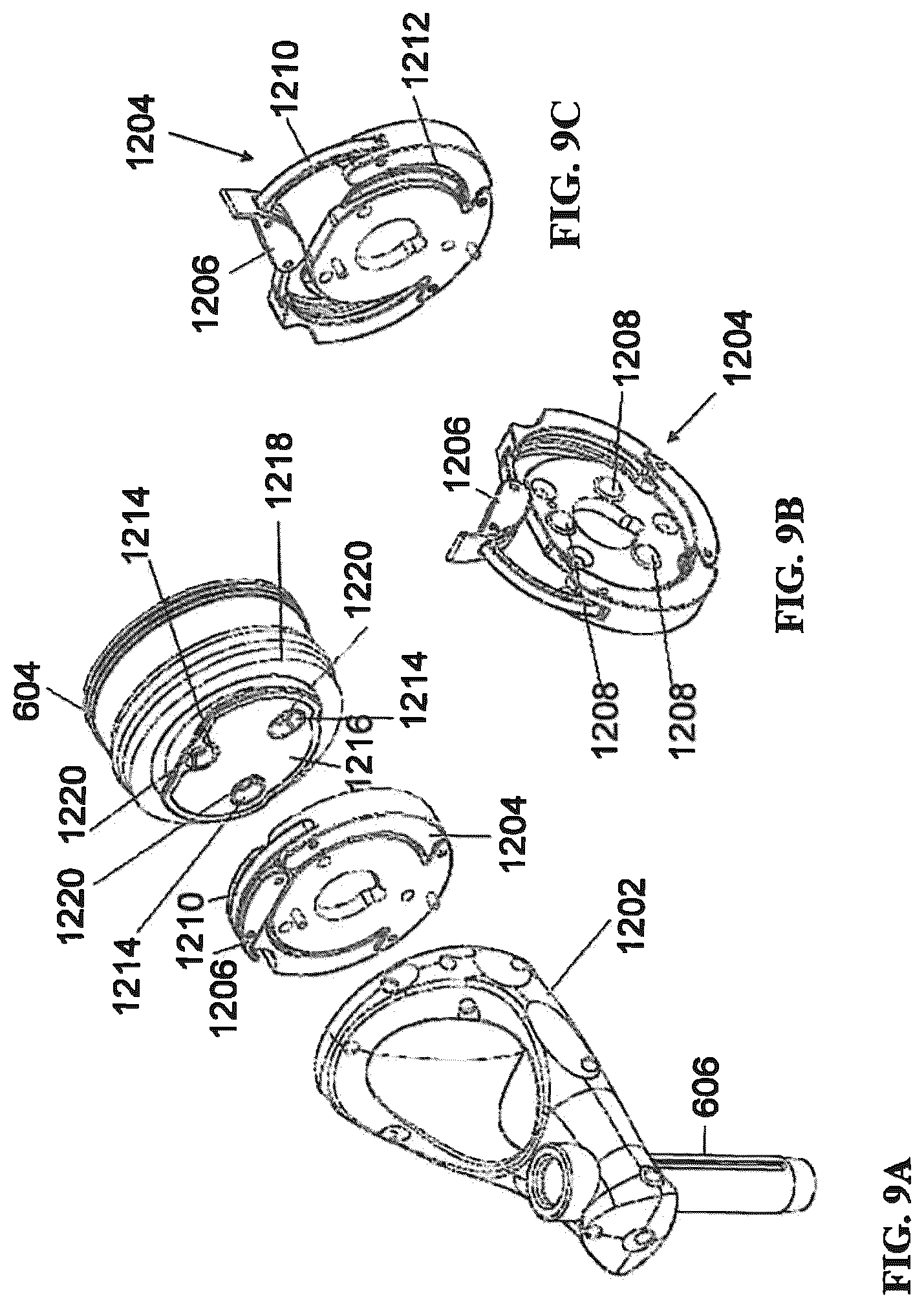 Patent US12599443 Figure 9 – Surgical robotic automation with tracking markers and controlled tool advancement