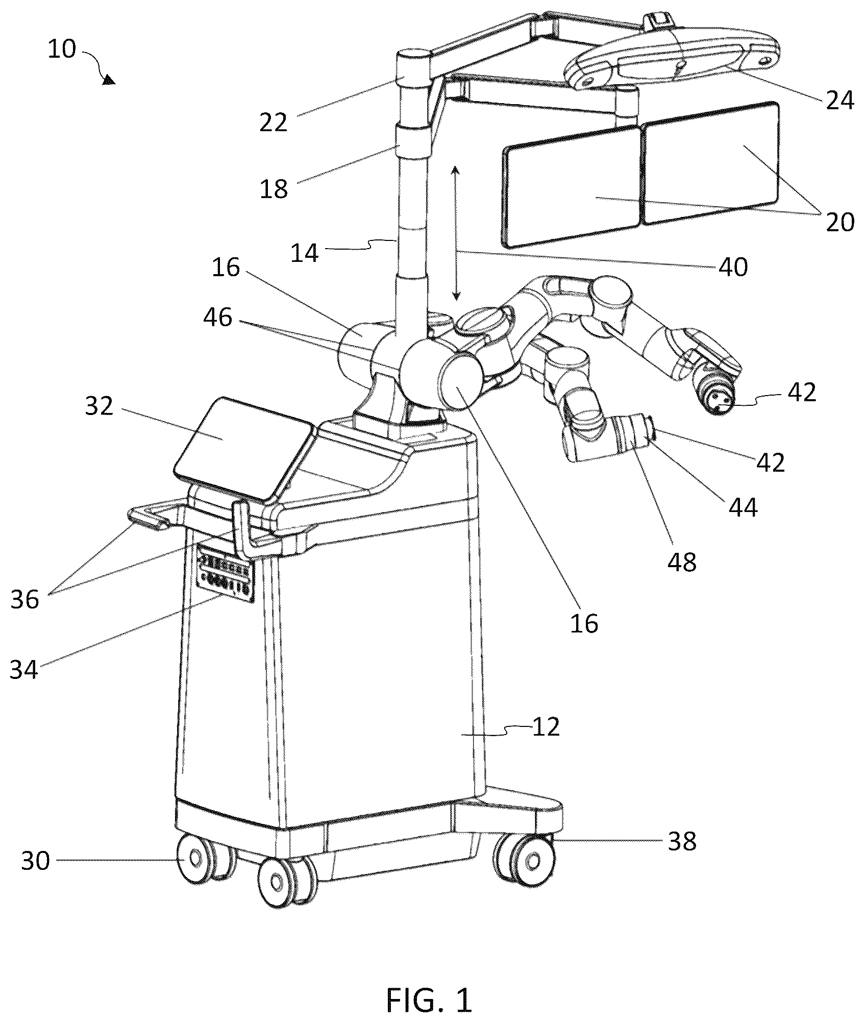 Patent US12599447 — Surgical robotic system — Figure 1