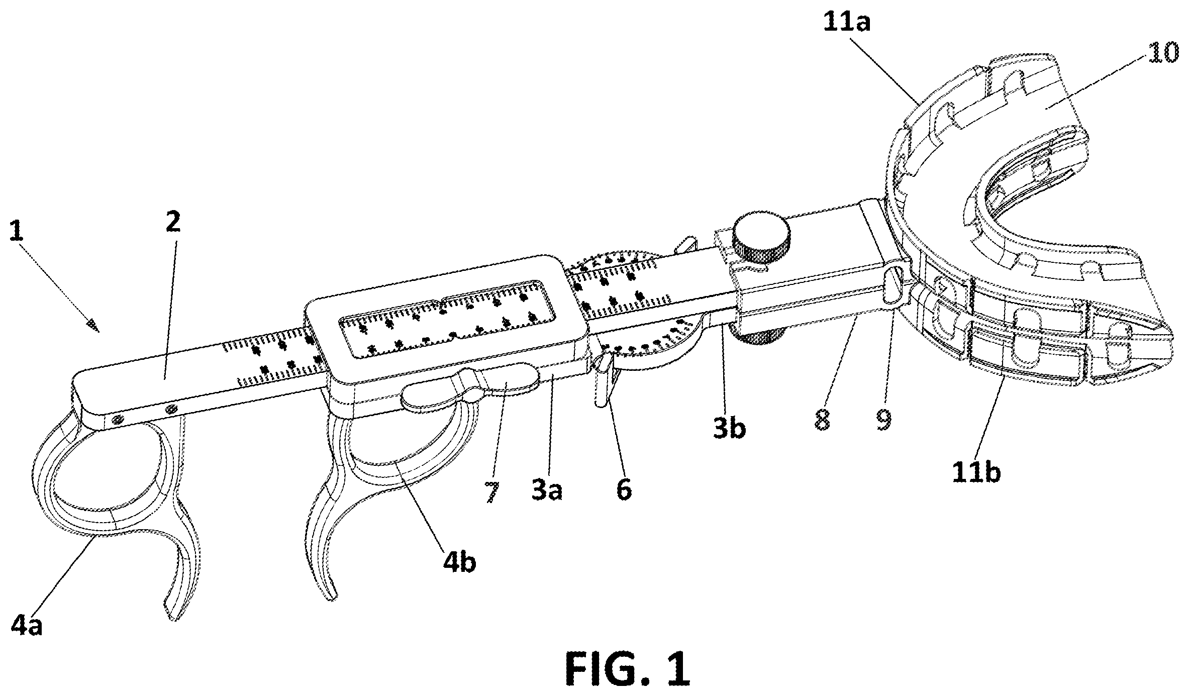 Patent US12599467 — Mandibular opening and advancement measurement and positioning device — Figure 1