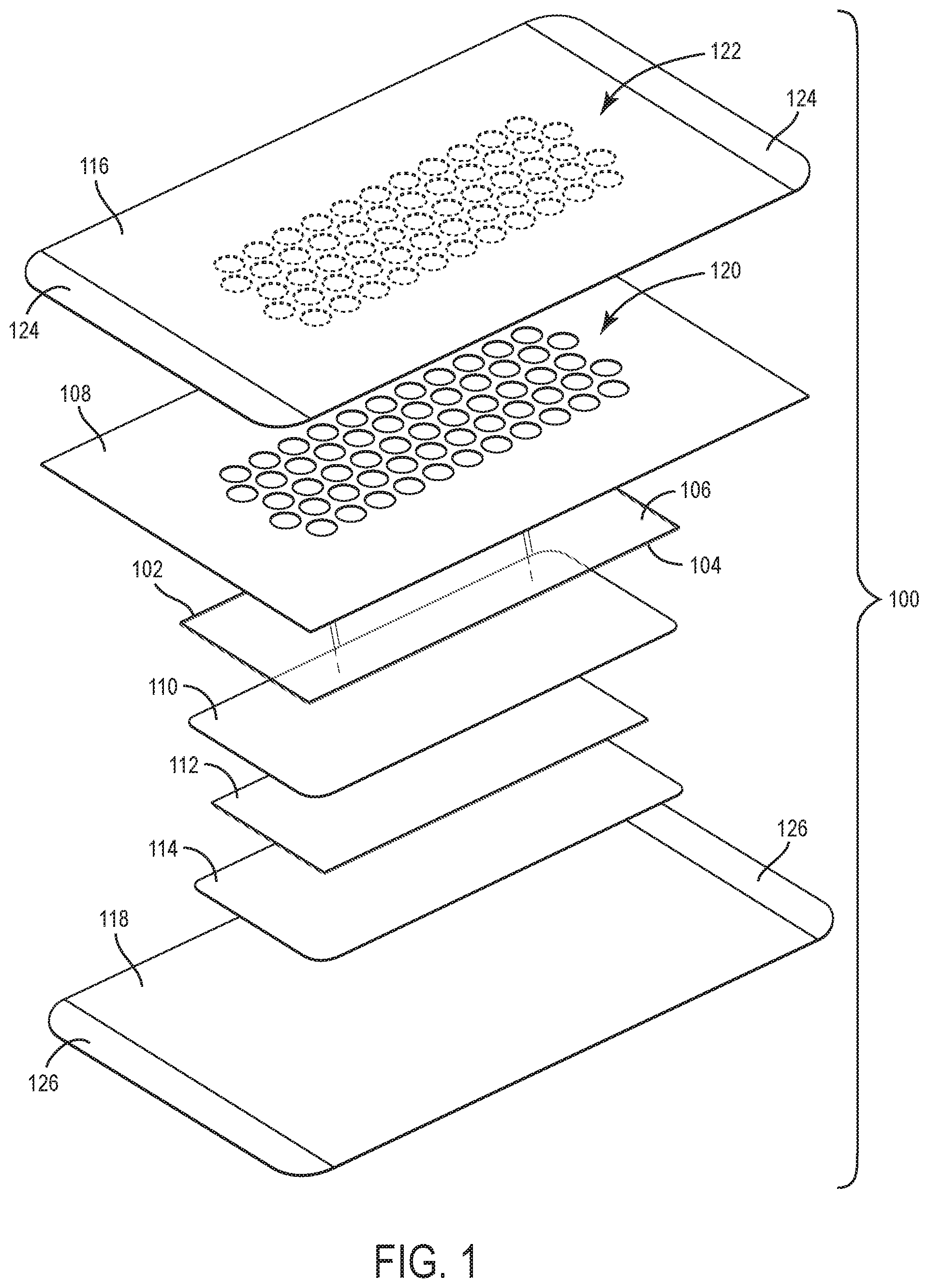 Patent US12599504 — Wound dressing with fluid management — Figure 1