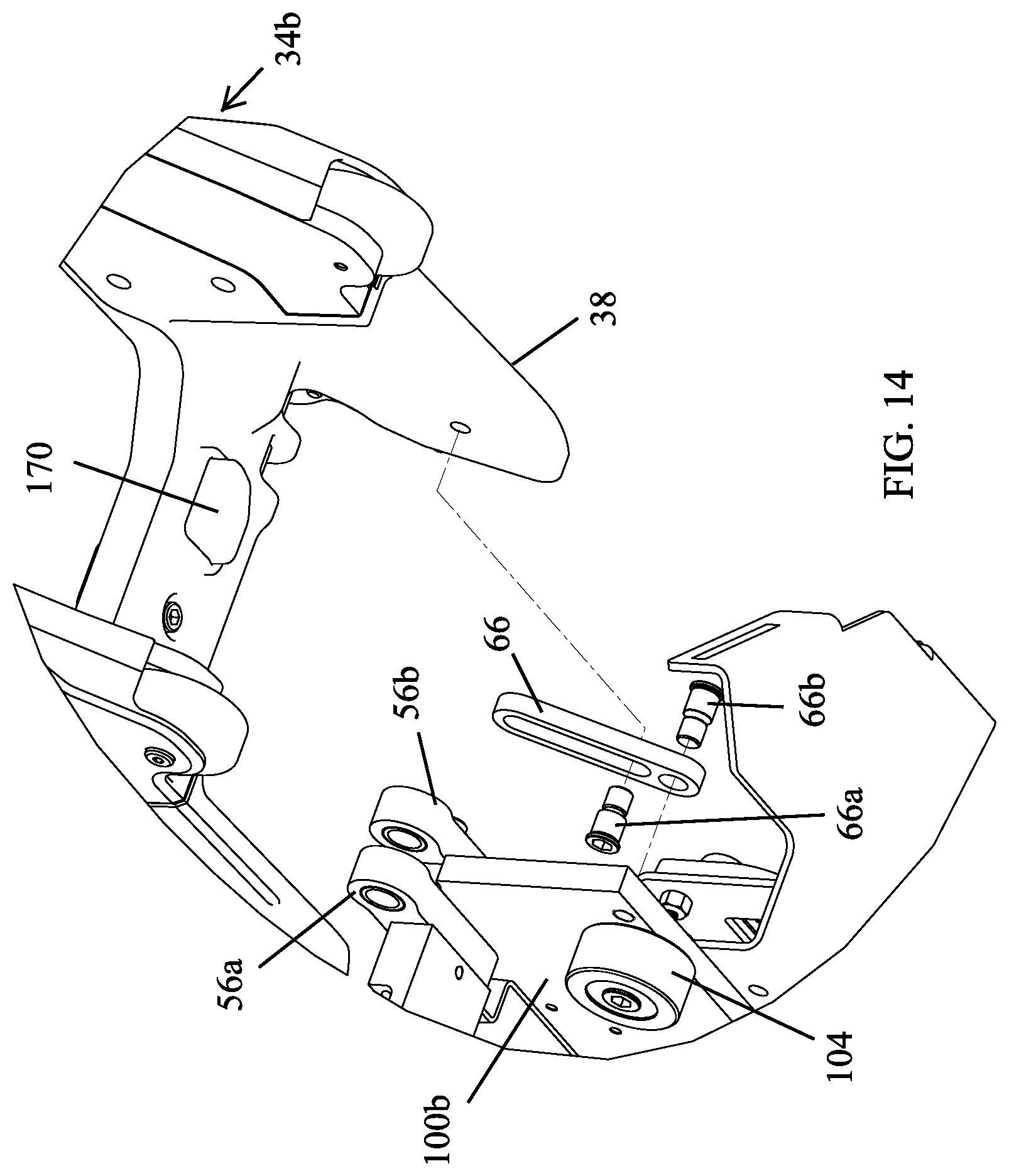 Patent US12599518 Figure 16 – Ambulance cot and loading and unloading system