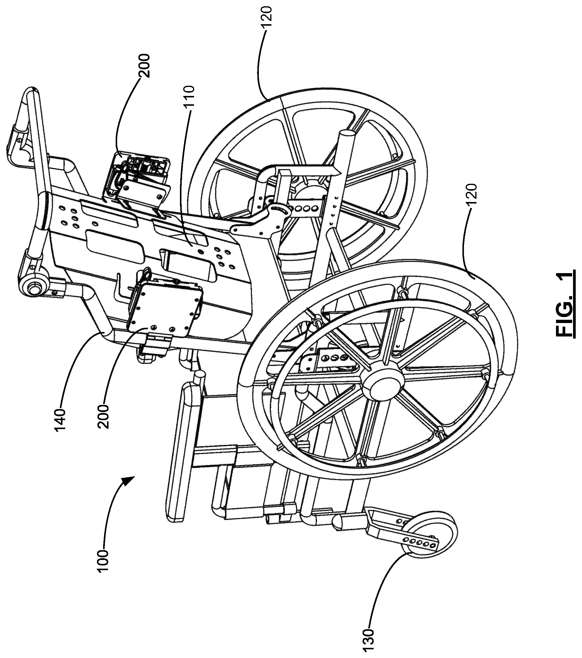 Patent US12599521 — Adjustment device for removably coupling a seatback to a seat — Figure 1
