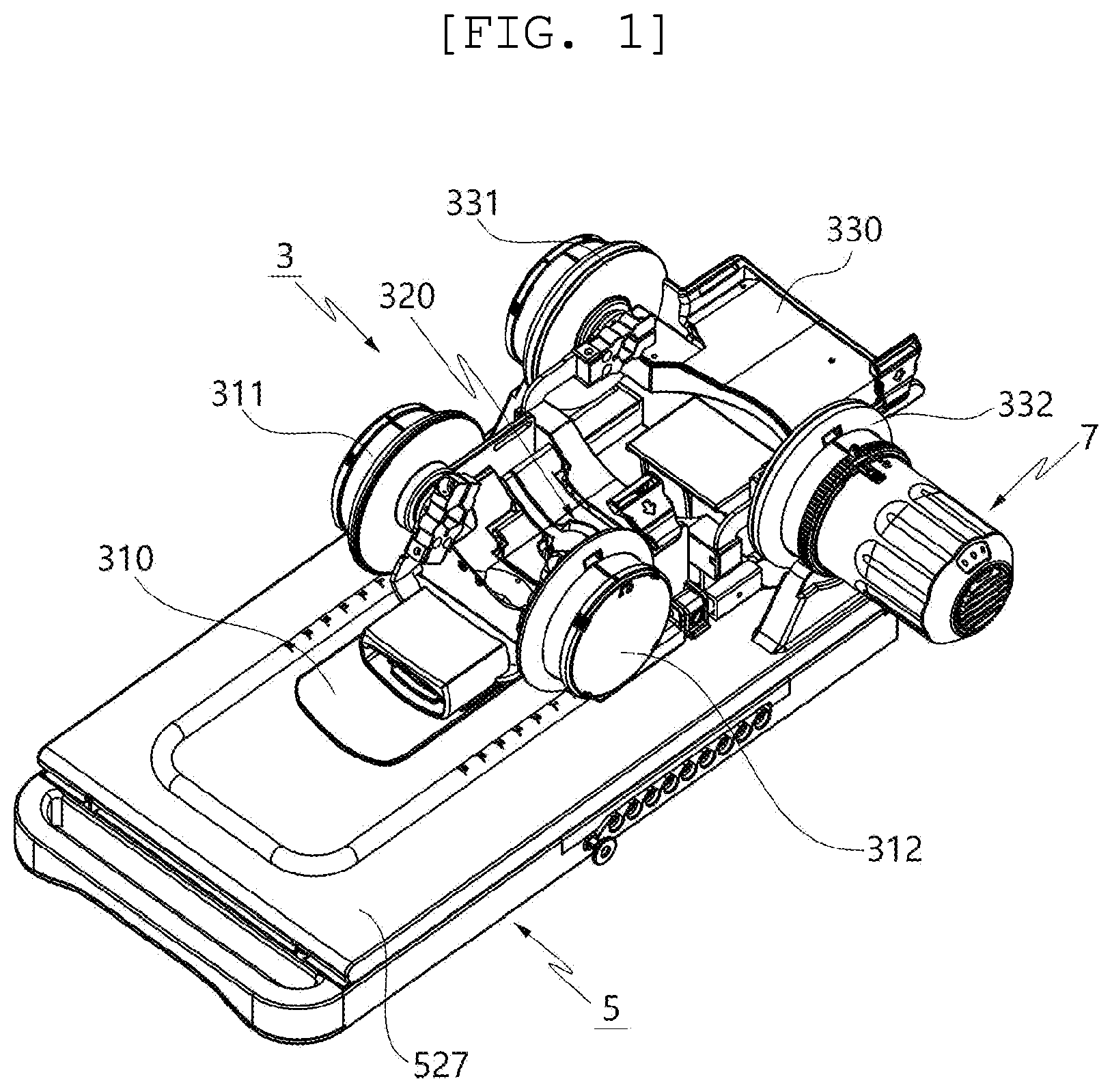Patent US12599530 — Rehabilitation exercise device for upper and lower limbs — Figure 1
