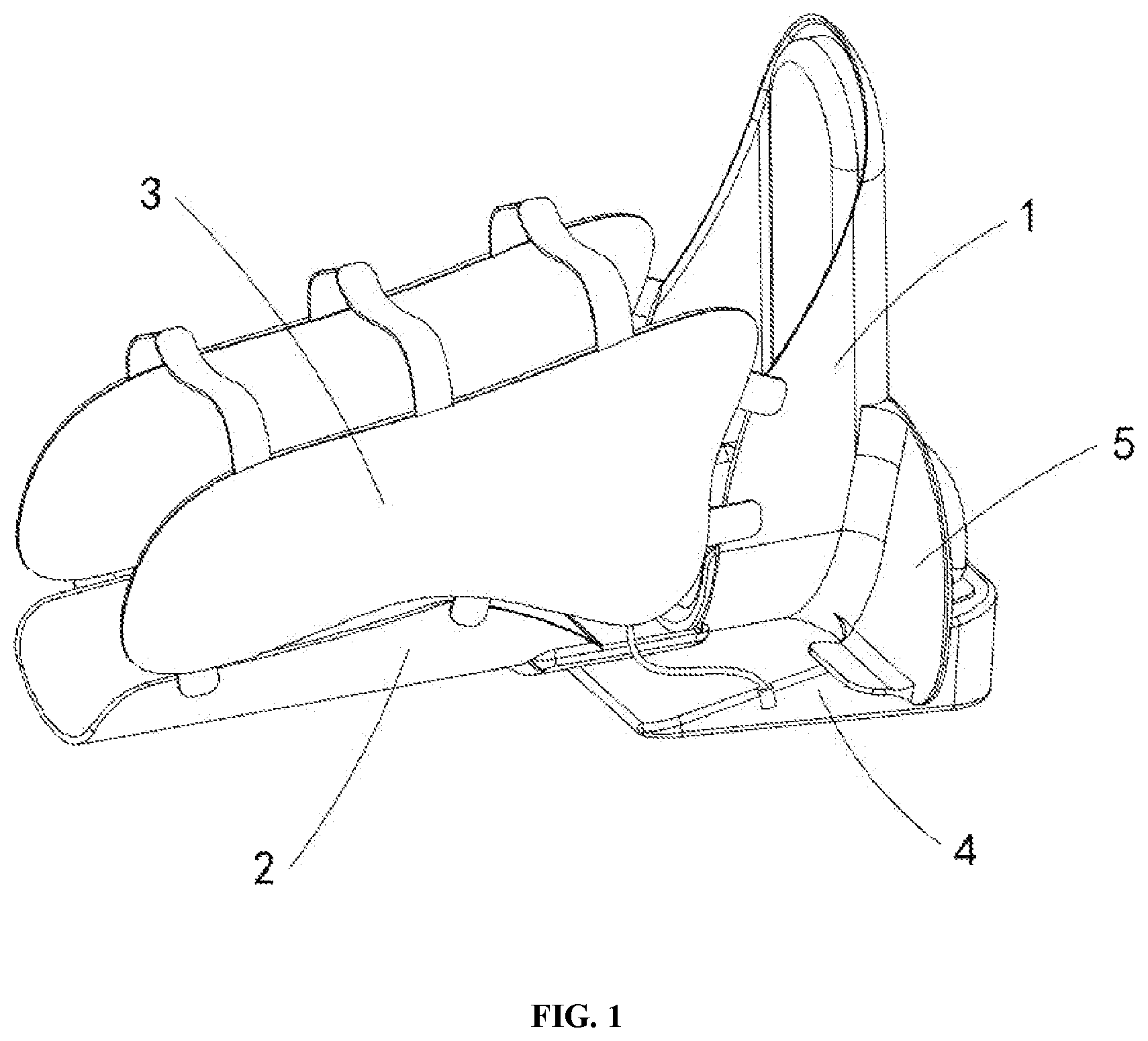 Patent US12599533 — Wearable electrical ankle pump massage bidirectional exerciser — Figure 1