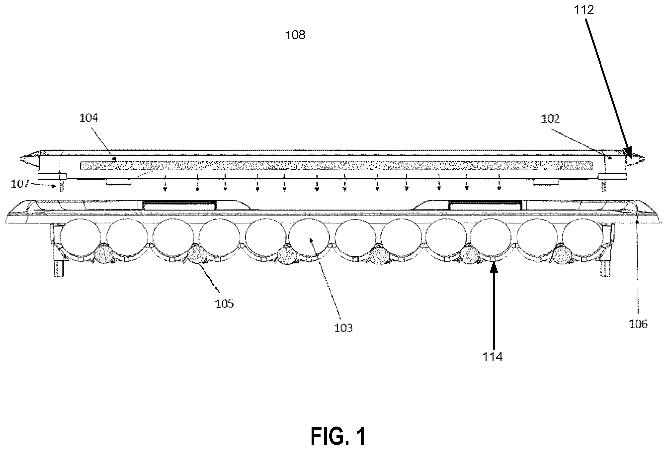 Patent US12599689 — Systems and methods for sterilizing gaming equipment — Figure 1