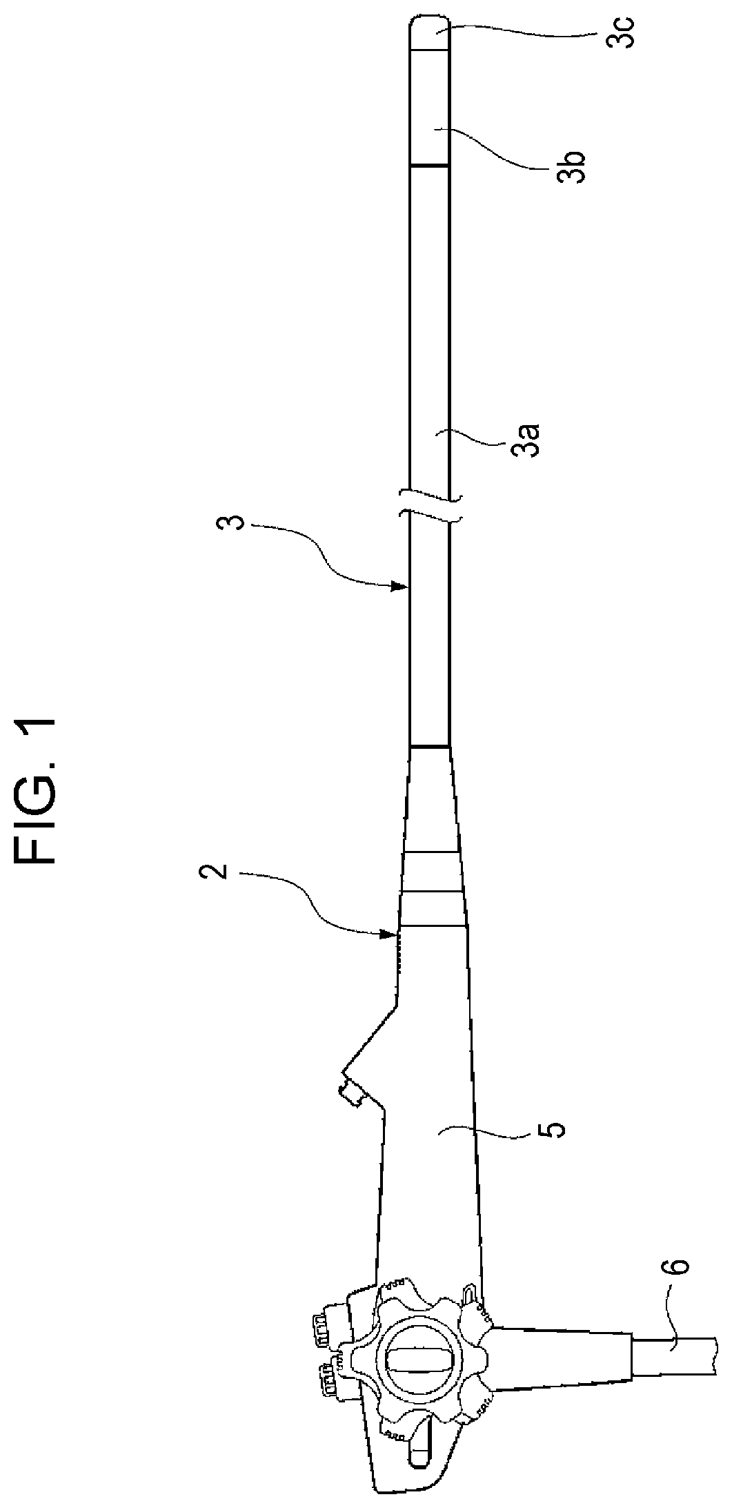 Patent US12599704 — Endoscopic flexible tube, endoscopic medical apparatus, and endoscopic-flexible-tube-base-covering material — Figure 1