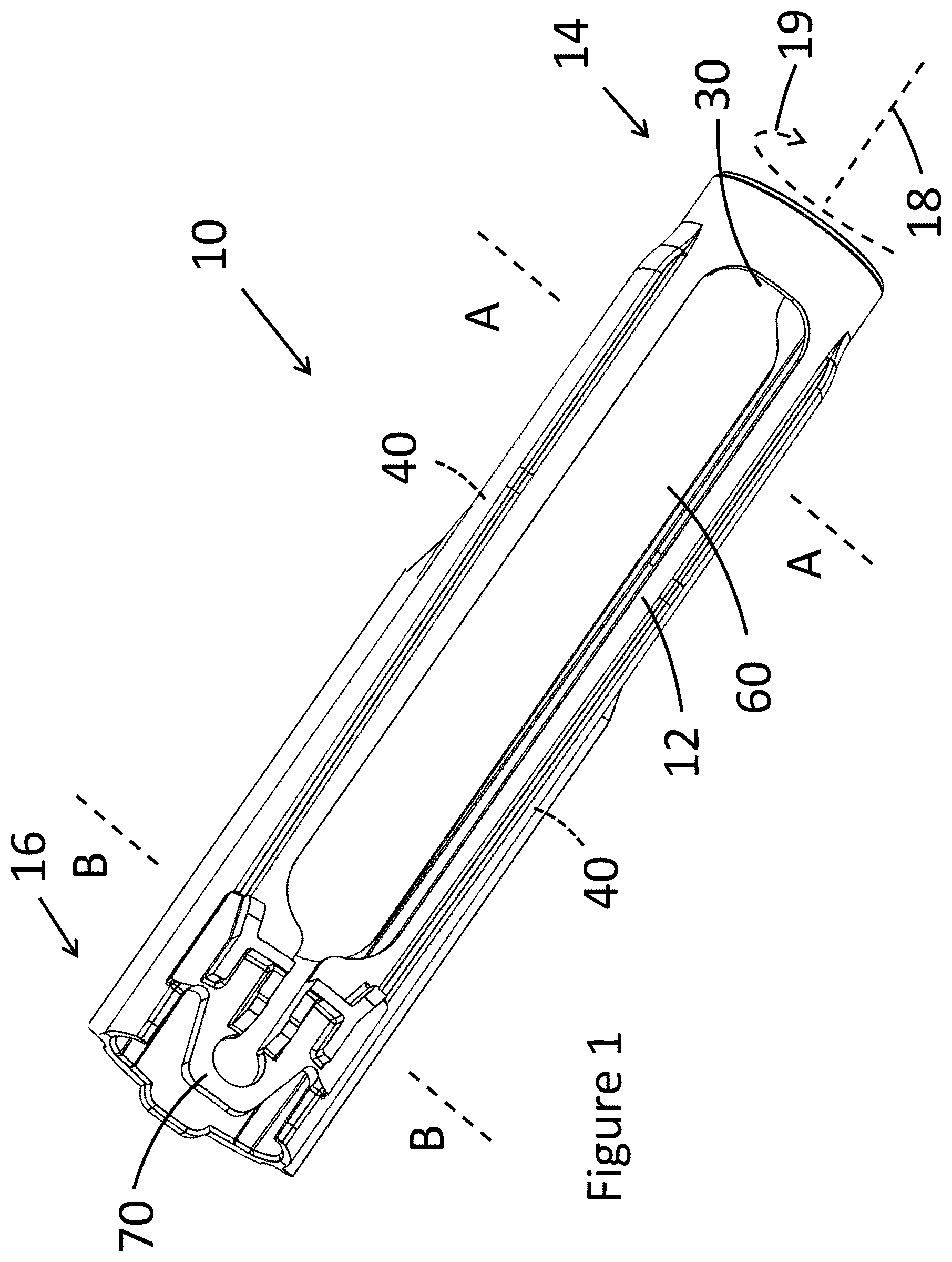Patent US12599722 — Syringe holder — Figure 1