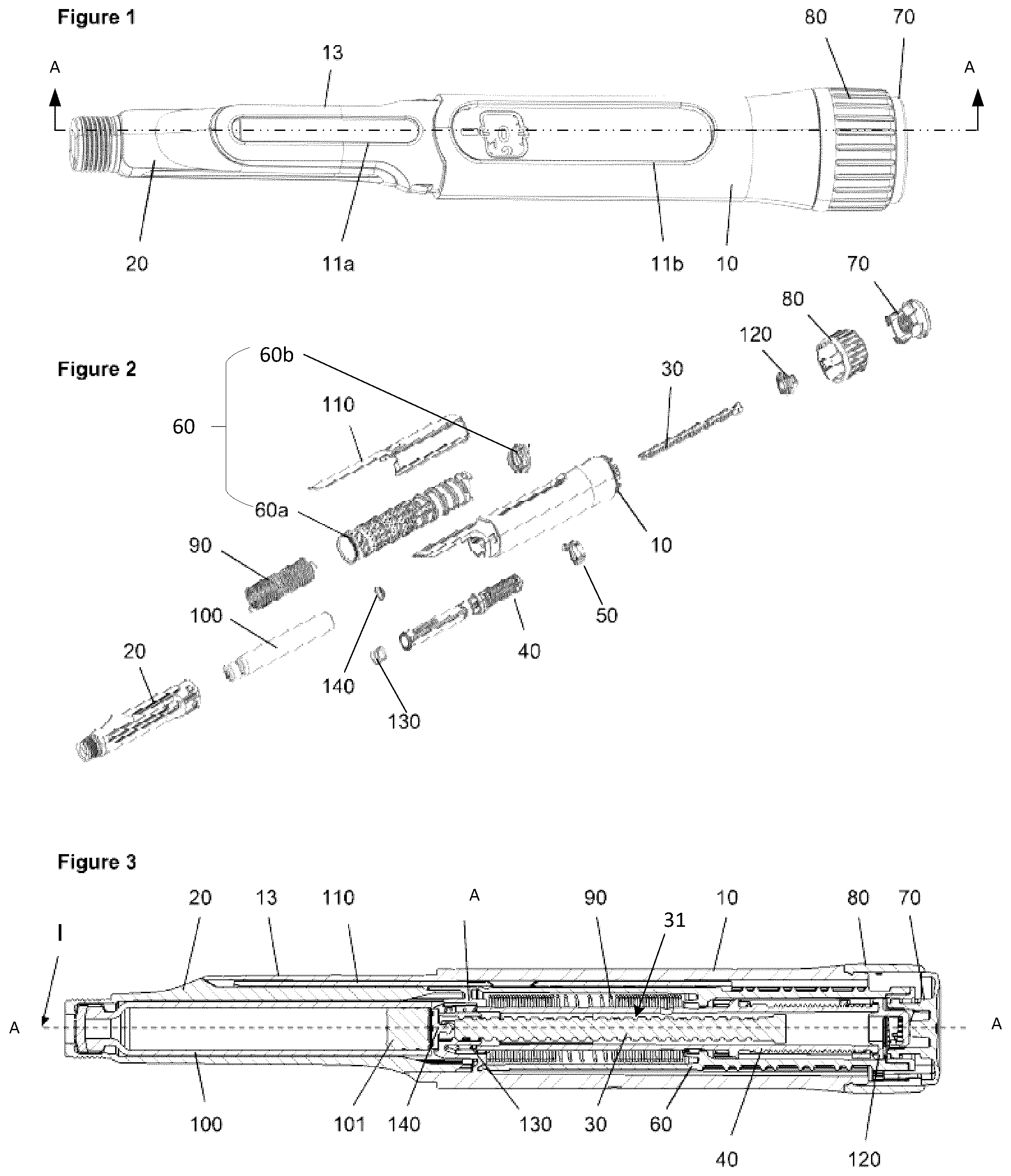 Patent US12599725 — Drive mechanism for an injection device — Figure 1
