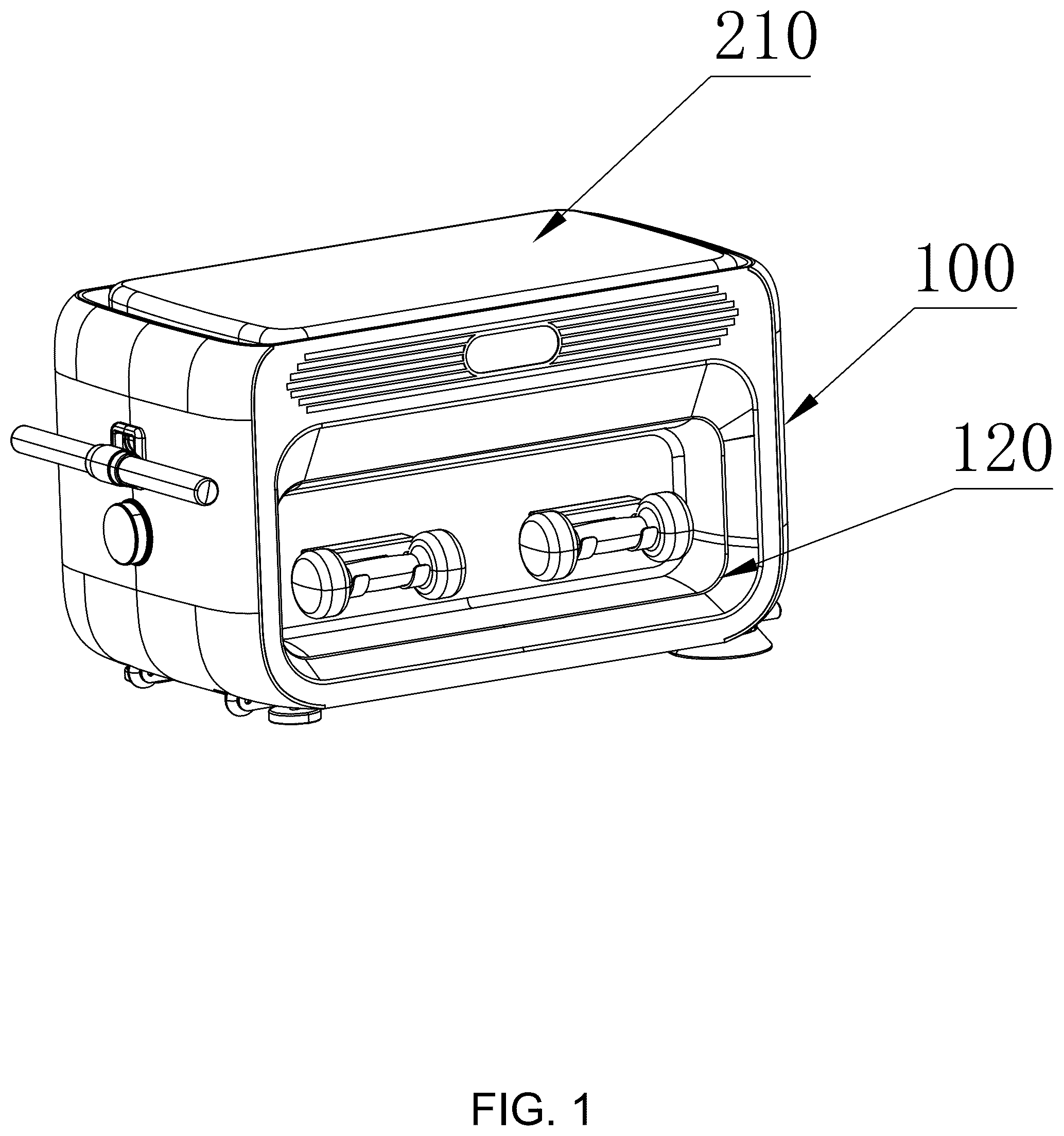 Patent US12599812 — Comprehensive multifunctional fitness cabinet — Figure 1