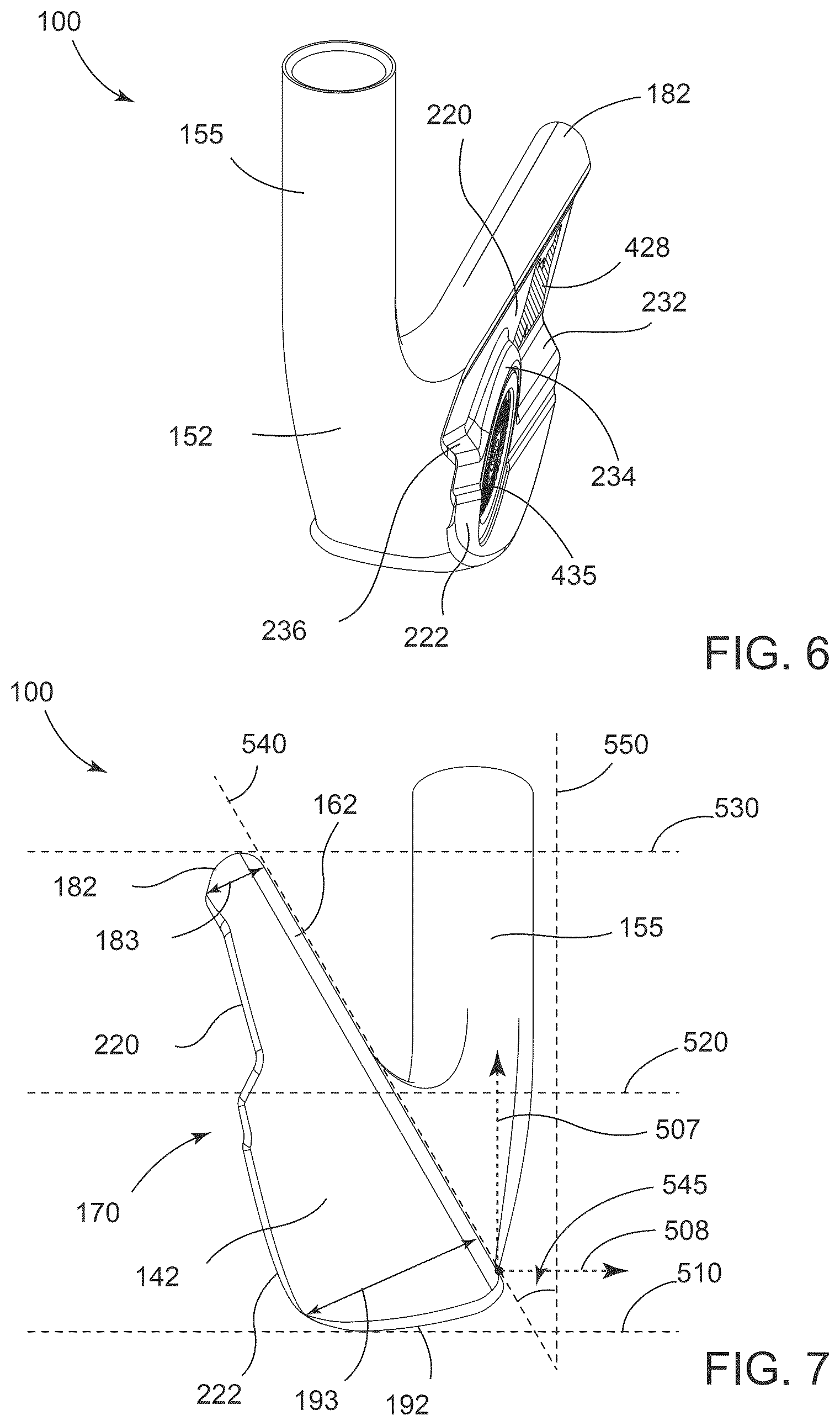 Patent US12599821 Figure 4 – Golf club heads and methods to manufacture golf club heads