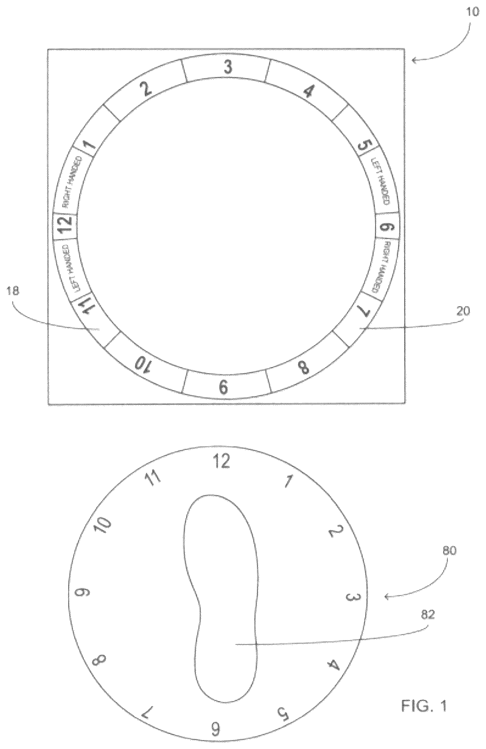 Patent US12599829 — Golf swing training aid — Figure 1