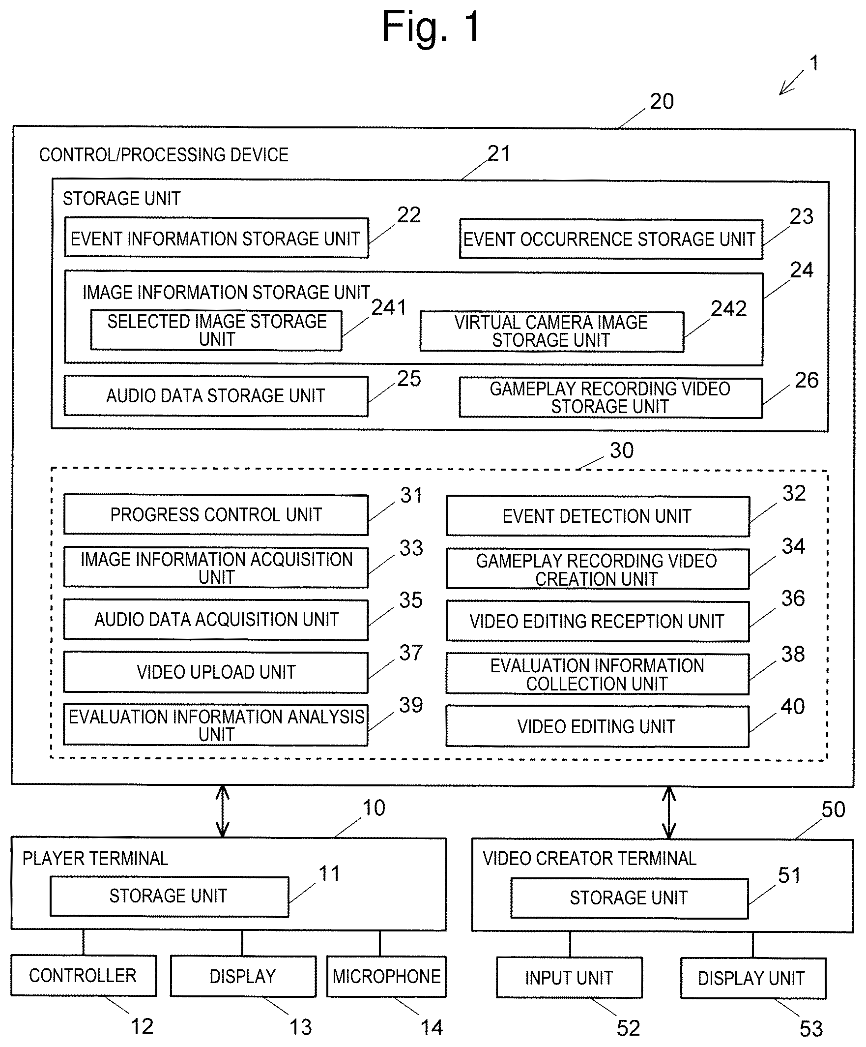Patent US12599843 — Gameplay recording video creation system — Figure 1