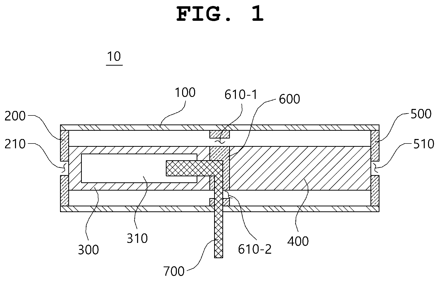 Patent US12599855 — Double filter apparatus including gas supply tube and system including the same — Figure 1